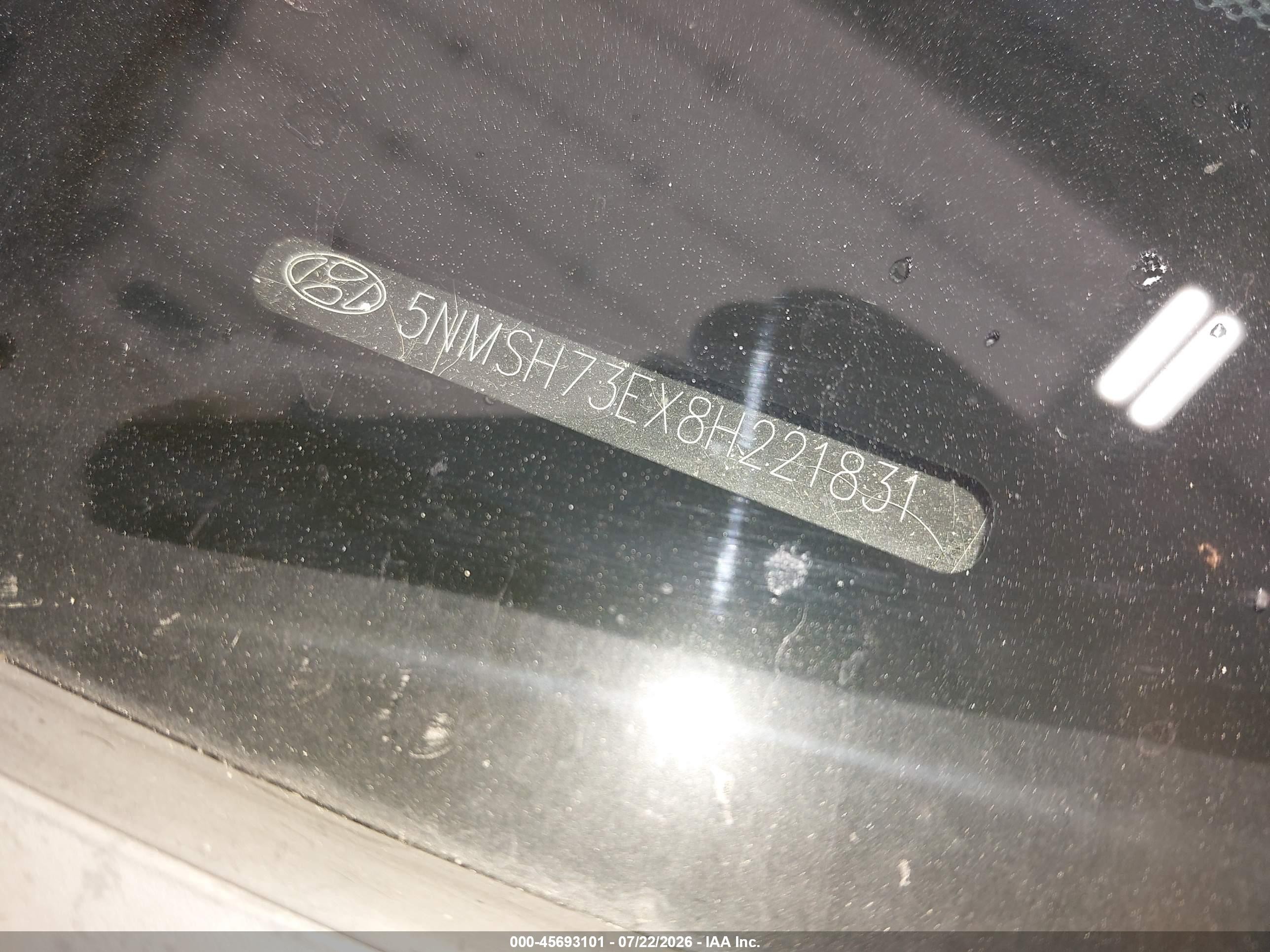 2008 Hyundai Santa Fe Limited/se Gray vin: 5NMSH73EX8H221831