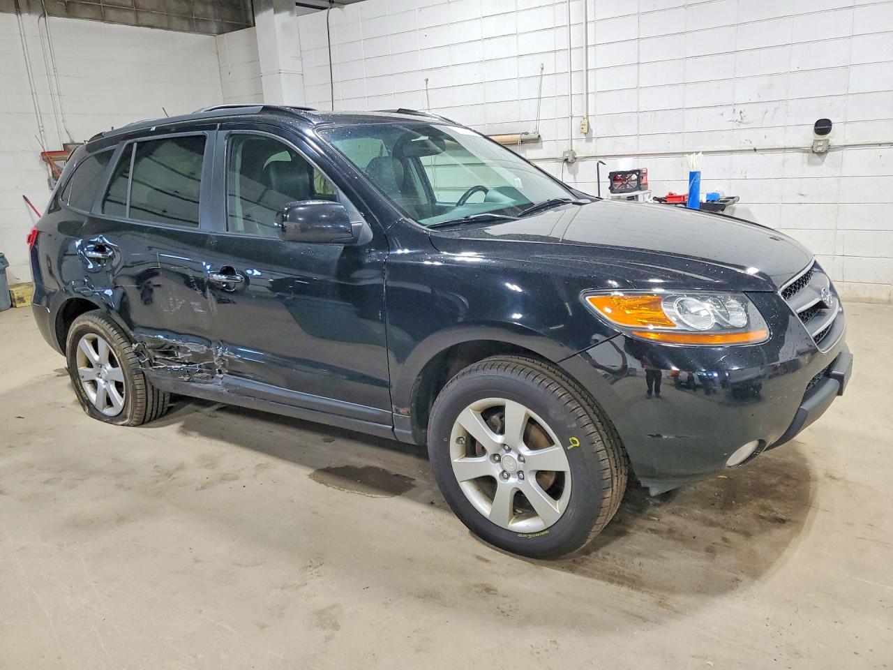 2009 Hyundai Santa Fe Limited Black vin: 5NMSH73EX9H237710