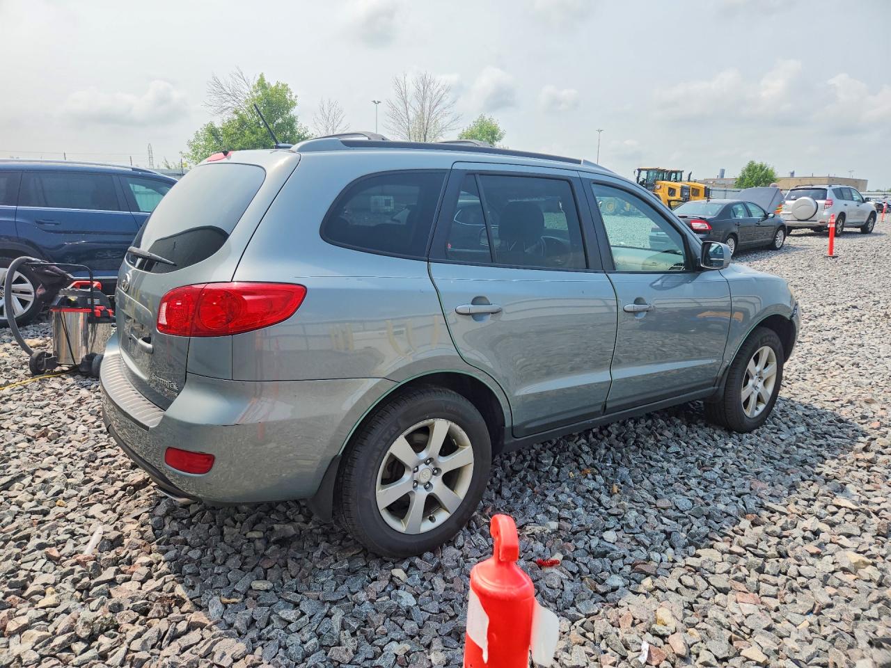 2009 Hyundai Santa Fe Se Blue vin: 5NMSH73EX9H250859