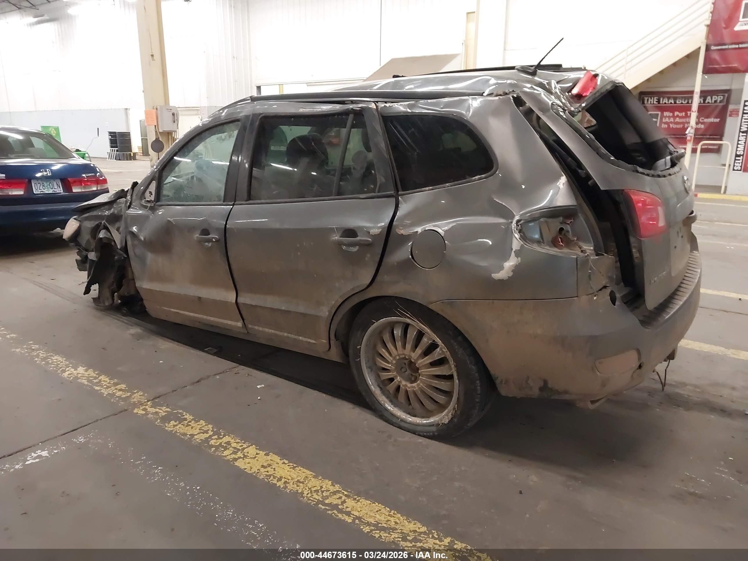 2009 Hyundai Santa Fe Se Серый vin: 5NMSH73EX9H315628