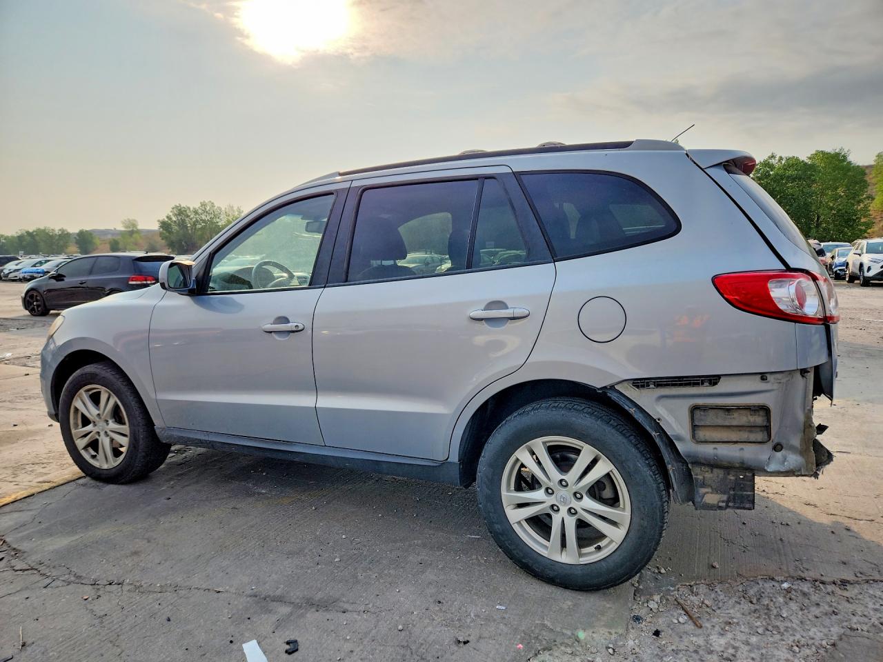 2010 Hyundai Santa Fe Se Silver vin: 5NMSHDAG0AH417284
