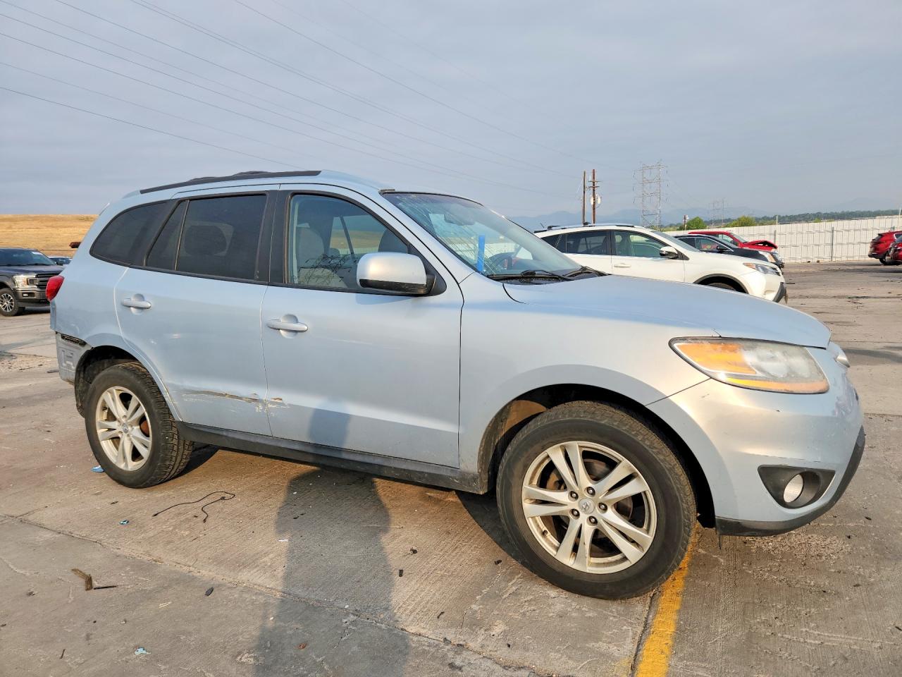 2010 Hyundai Santa Fe Se Silver vin: 5NMSHDAG0AH417284