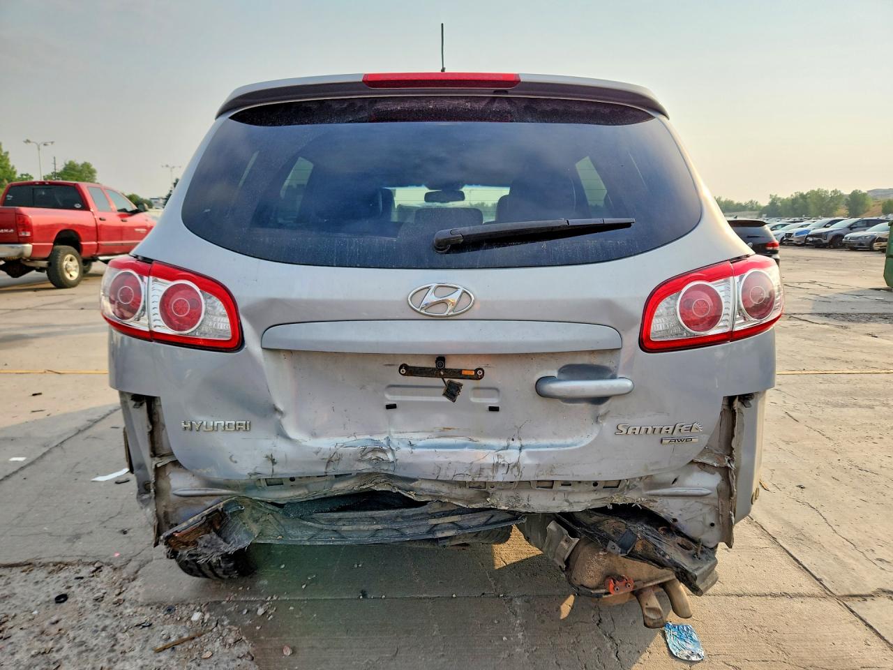 2010 Hyundai Santa Fe Se Silver vin: 5NMSHDAG0AH417284