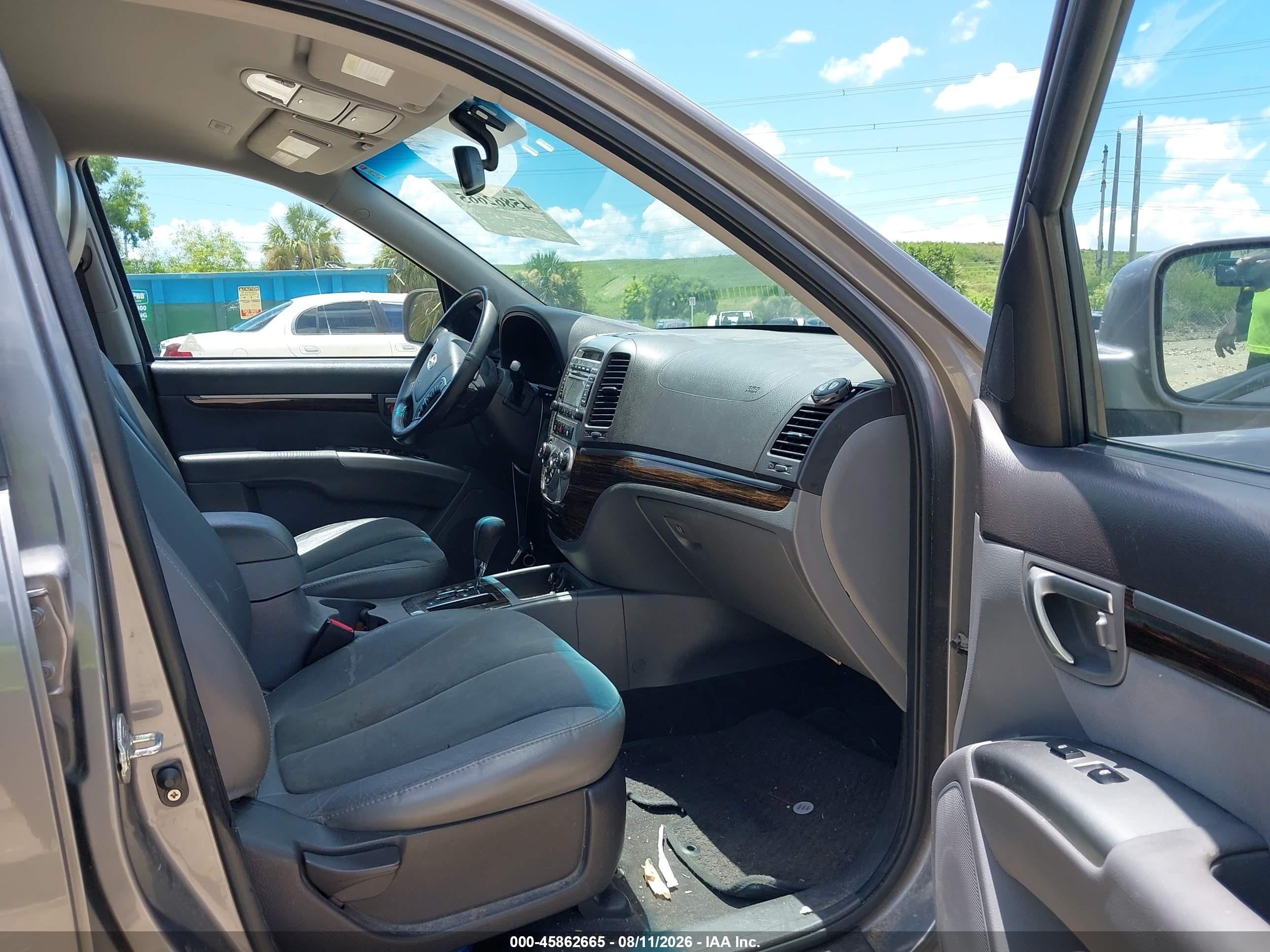 2010 Hyundai Santa Fe Se Gray vin: 5NMSHDAG1AH407816