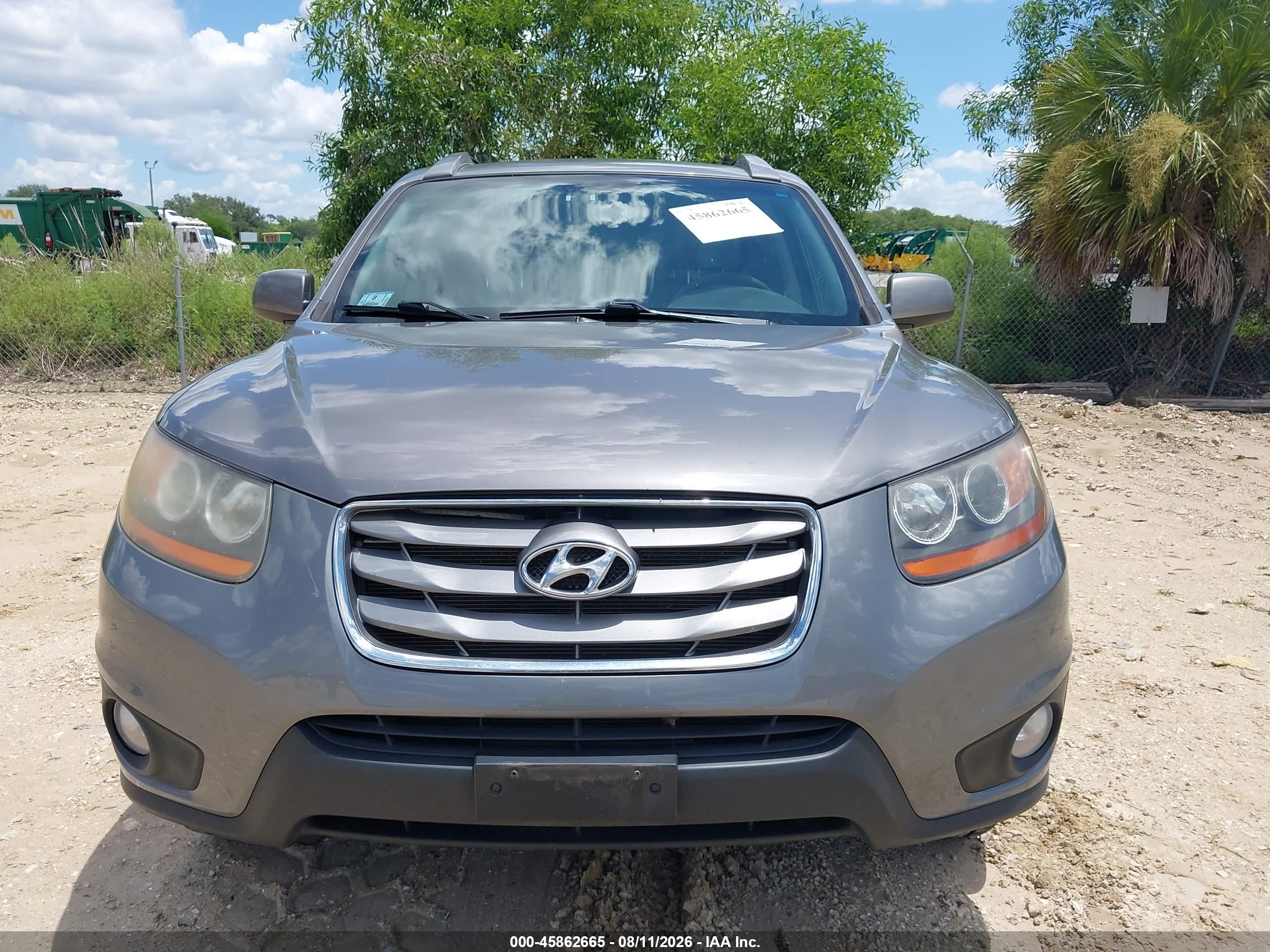2010 Hyundai Santa Fe Se Gray vin: 5NMSHDAG1AH407816