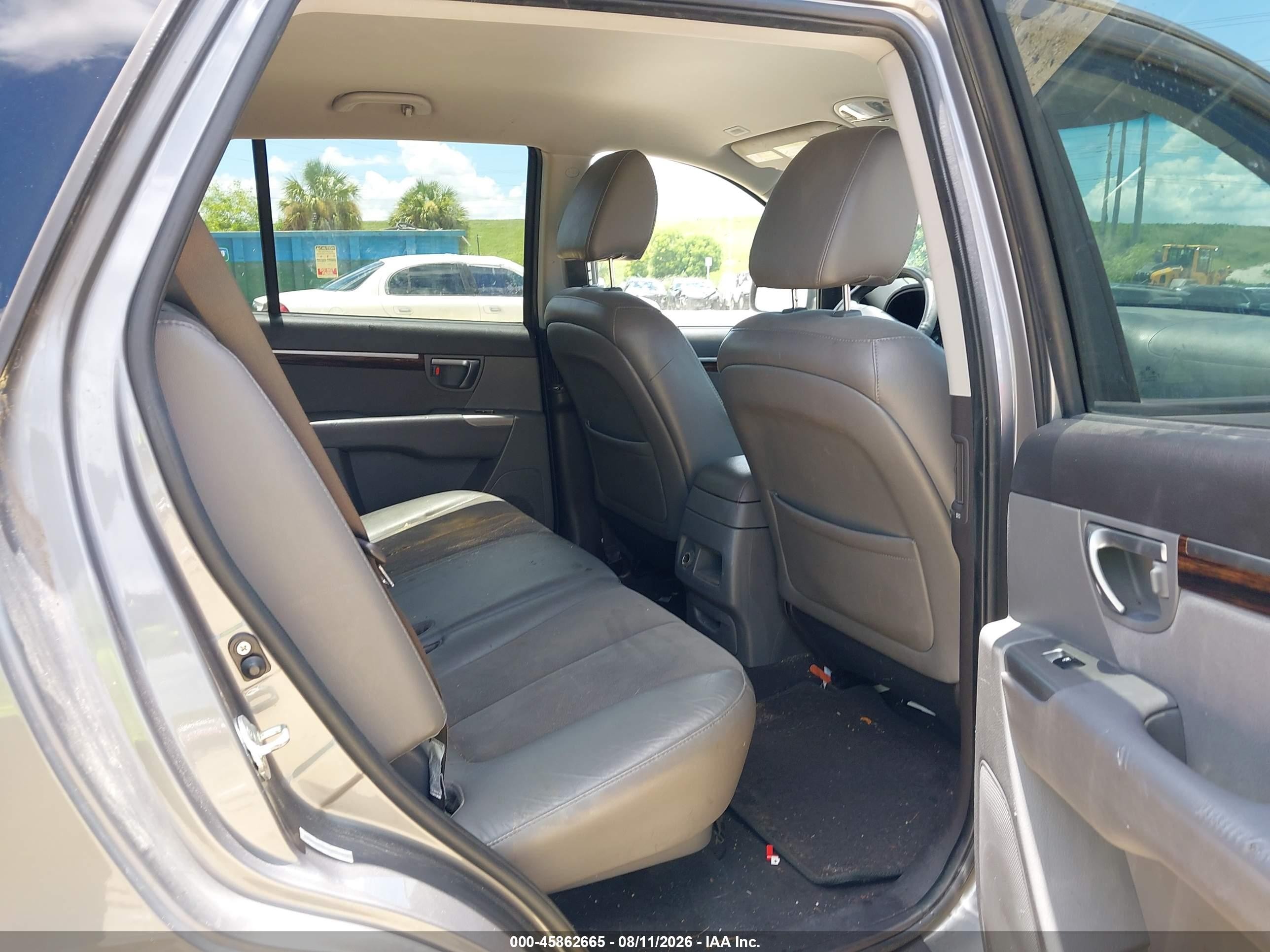 2010 Hyundai Santa Fe Se Gray vin: 5NMSHDAG1AH407816