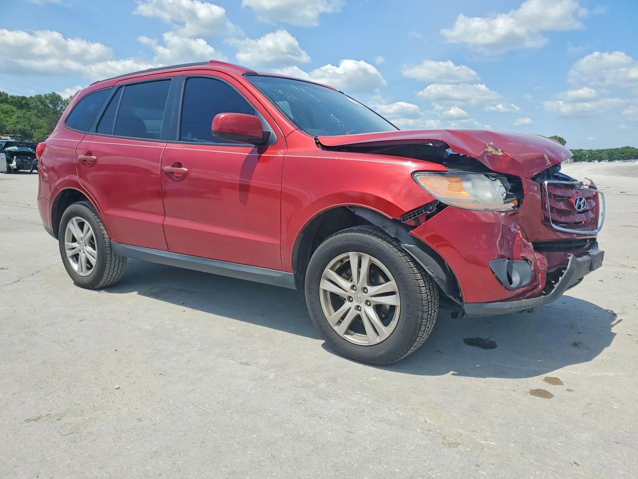 2010 Hyundai Santa Fe Se Red vin: 5NMSHDAG2AH351837