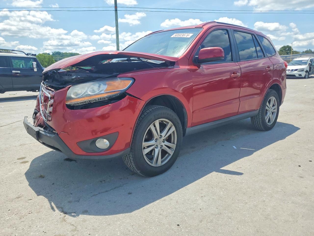 2010 Hyundai Santa Fe Se Red vin: 5NMSHDAG2AH351837