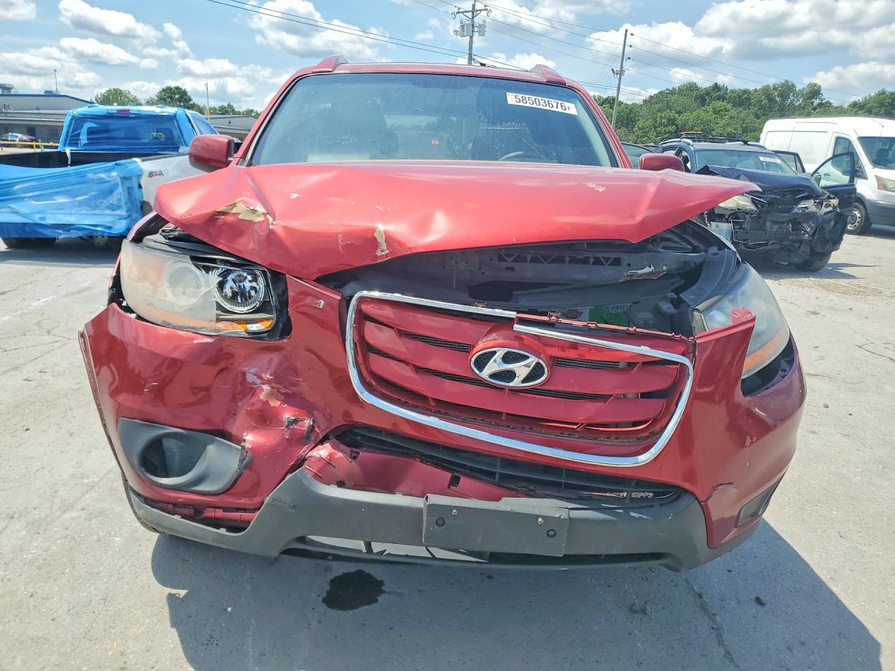 2010 Hyundai Santa Fe Se Red vin: 5NMSHDAG2AH351837