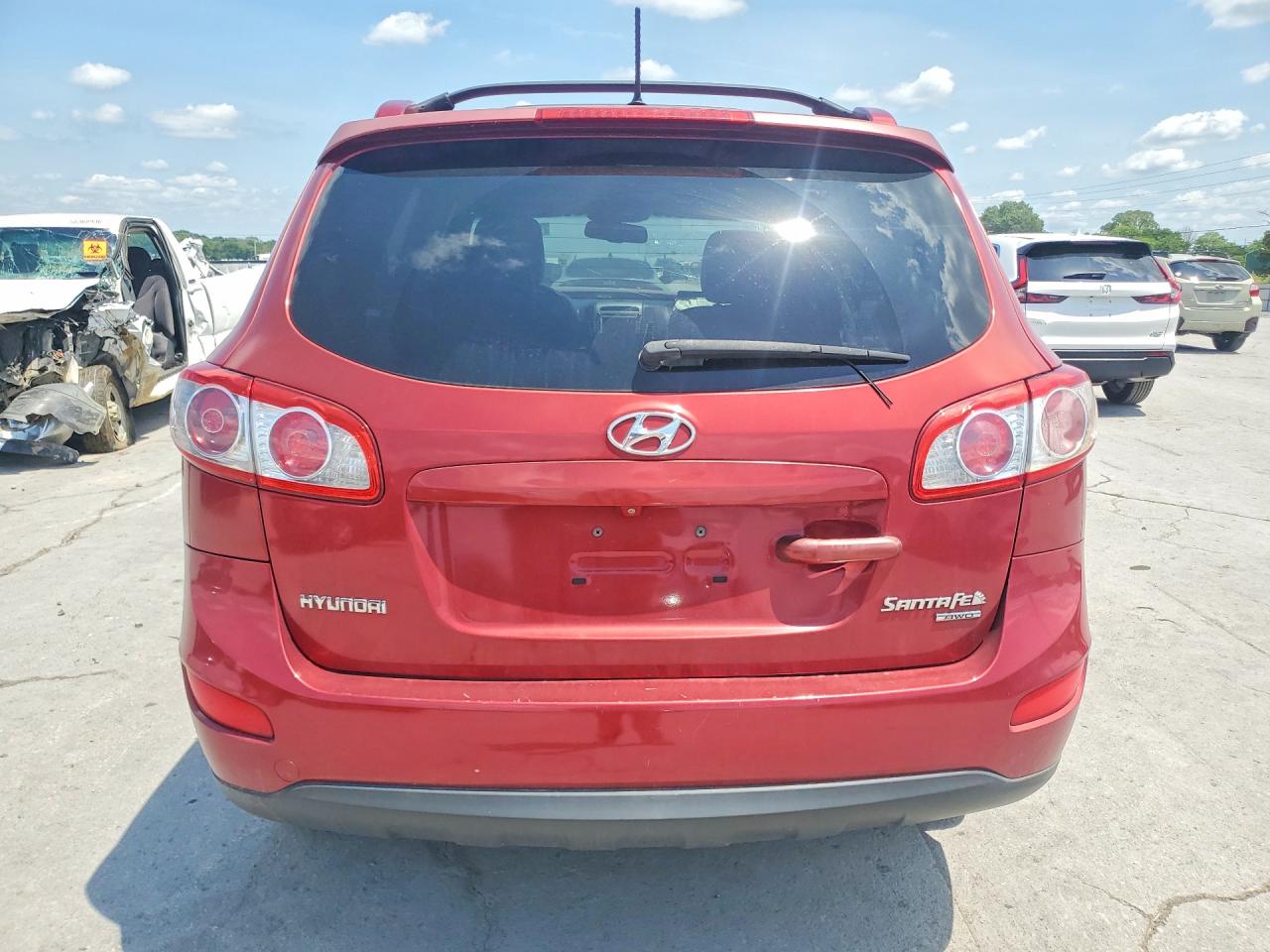 2010 Hyundai Santa Fe Se Red vin: 5NMSHDAG2AH351837