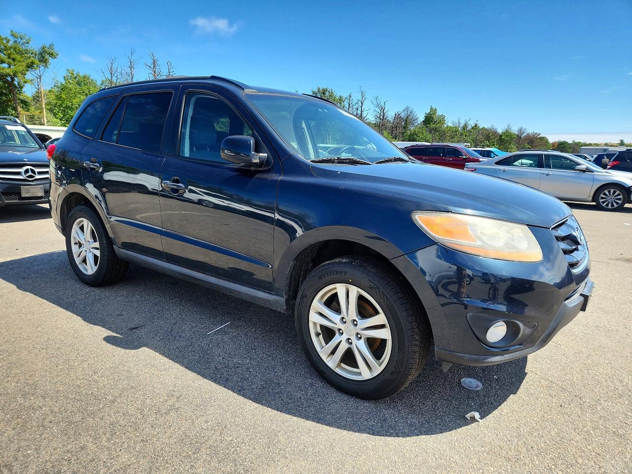 2010 Hyundai Santa Fe Se Синий vin: 5NMSHDAG3AH343083