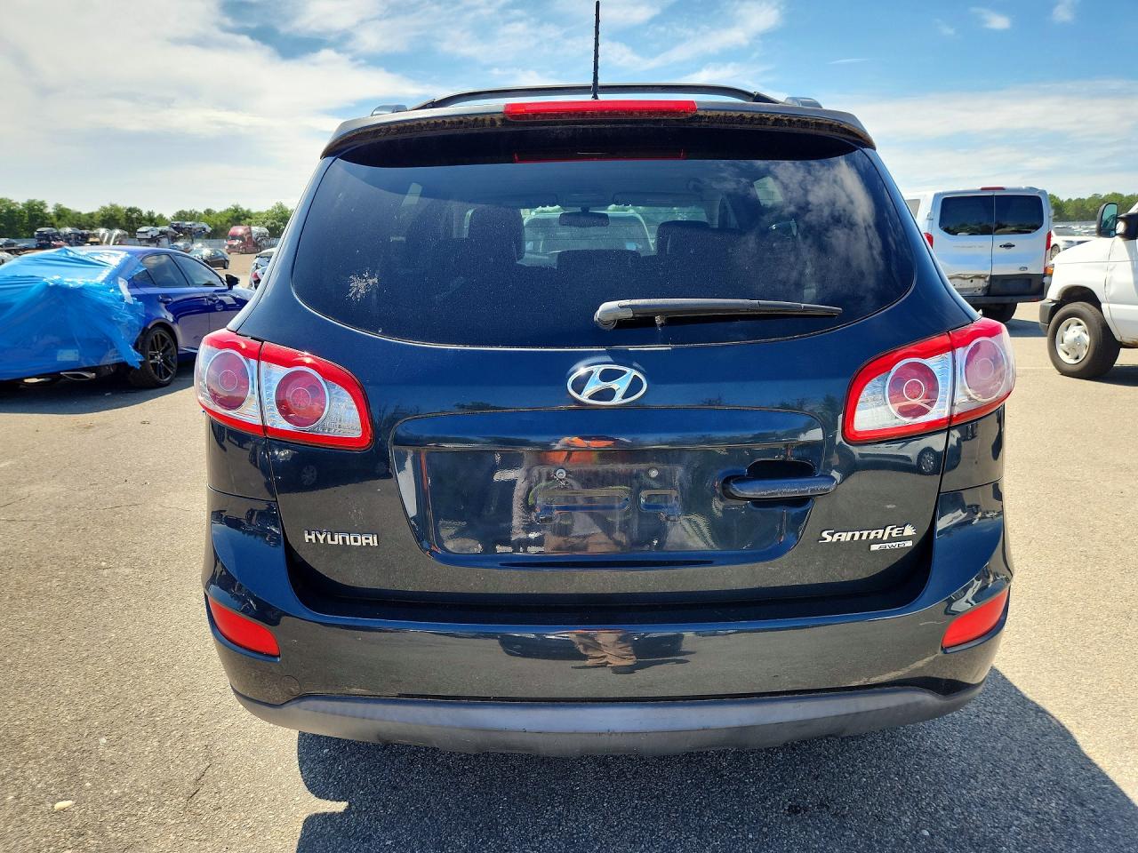 2010 Hyundai Santa Fe Se Синий vin: 5NMSHDAG3AH343083