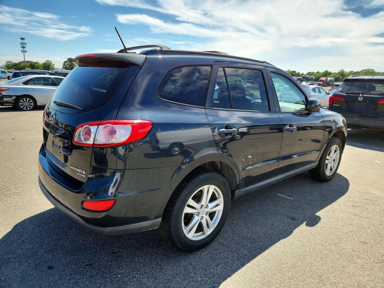 2010 Hyundai Santa Fe Se Синий vin: 5NMSHDAG3AH343083