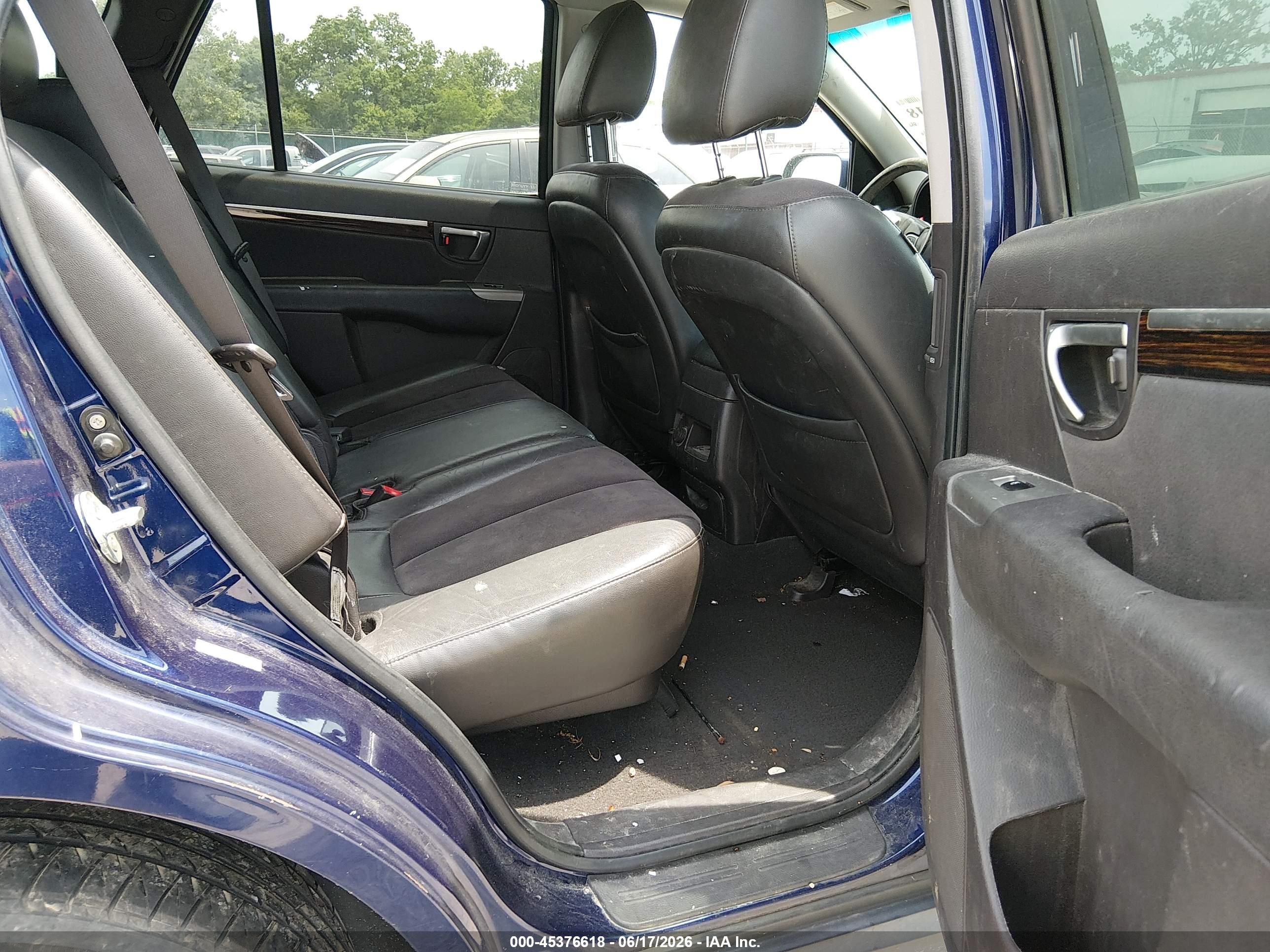 2010 Hyundai Santa Fe Se Purple vin: 5NMSHDAG4AH377193