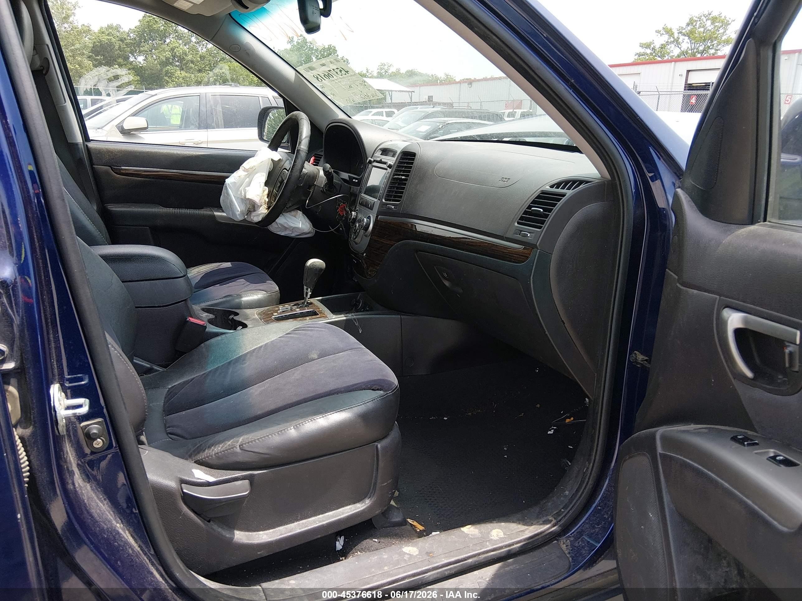 2010 Hyundai Santa Fe Se Purple vin: 5NMSHDAG4AH377193