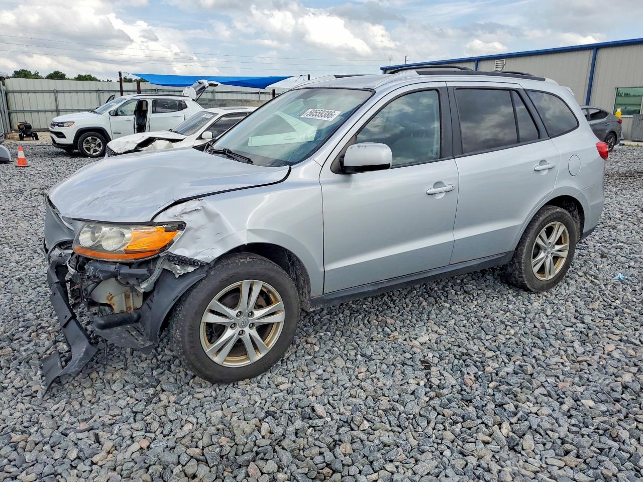 2010 Hyundai Santa Fe Se Silver vin: 5NMSHDAG4AH398383