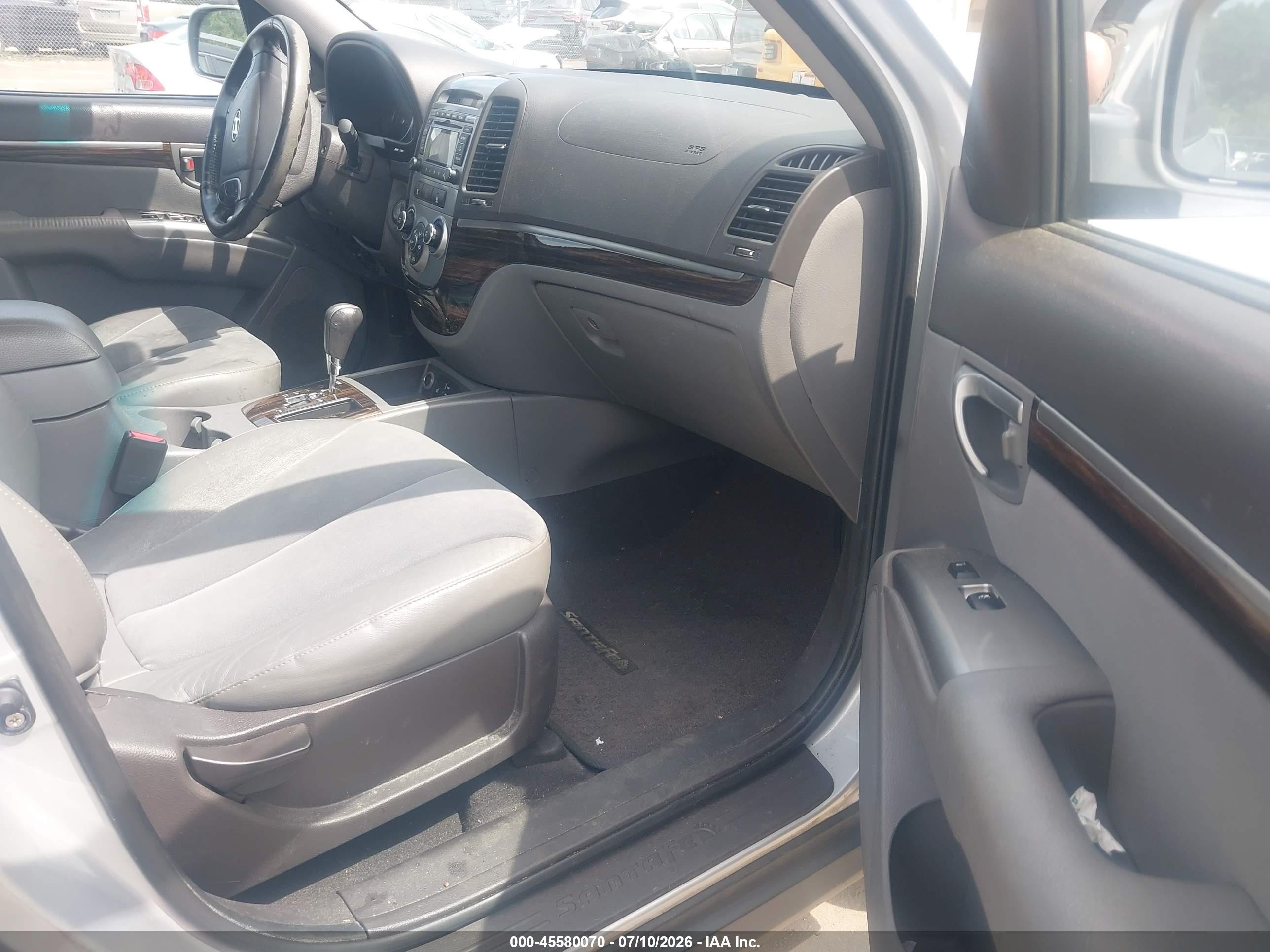 2010 Hyundai Santa Fe Se Silver vin: 5NMSHDAG5AH333851