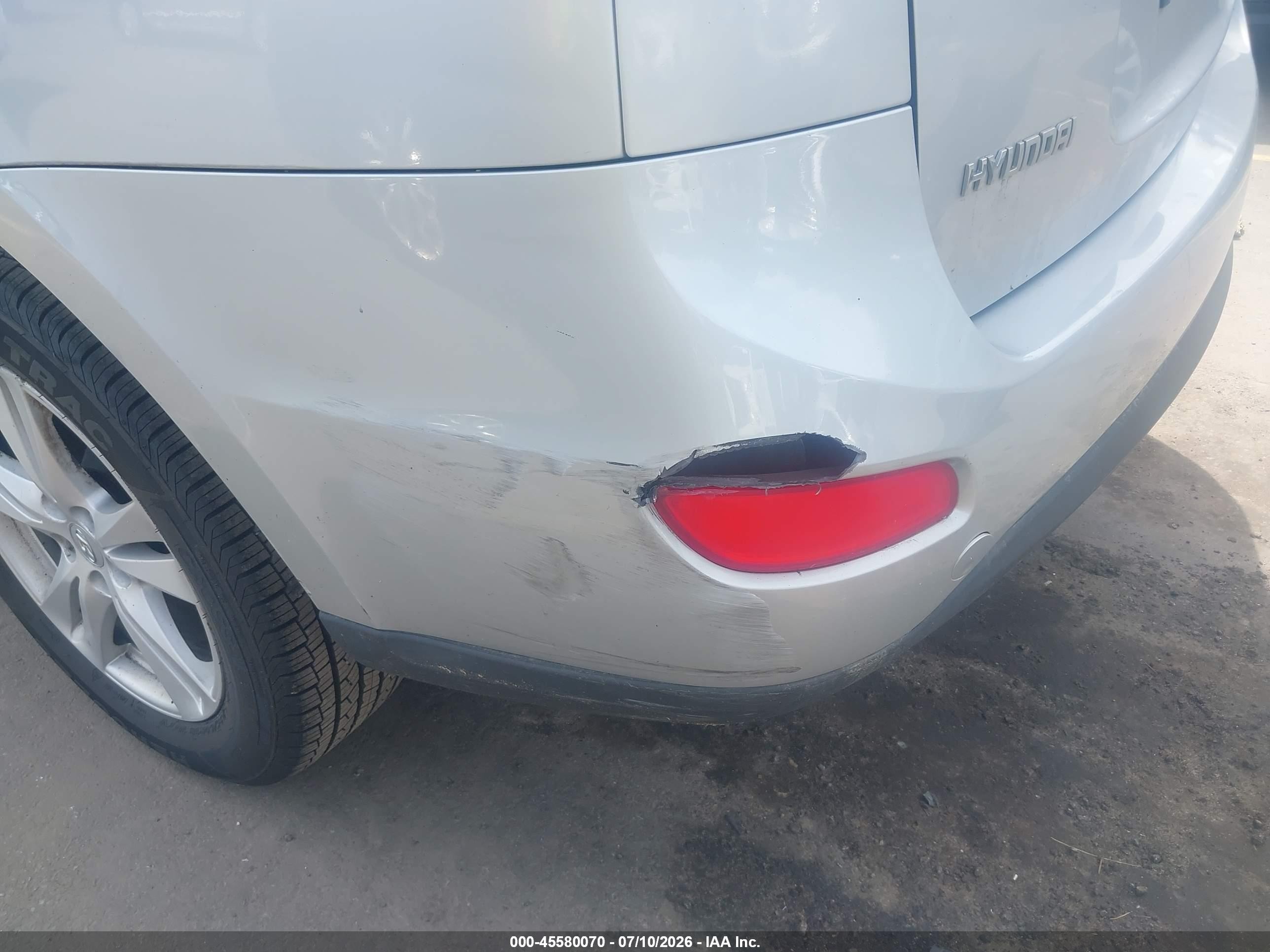 2010 Hyundai Santa Fe Se Silver vin: 5NMSHDAG5AH333851