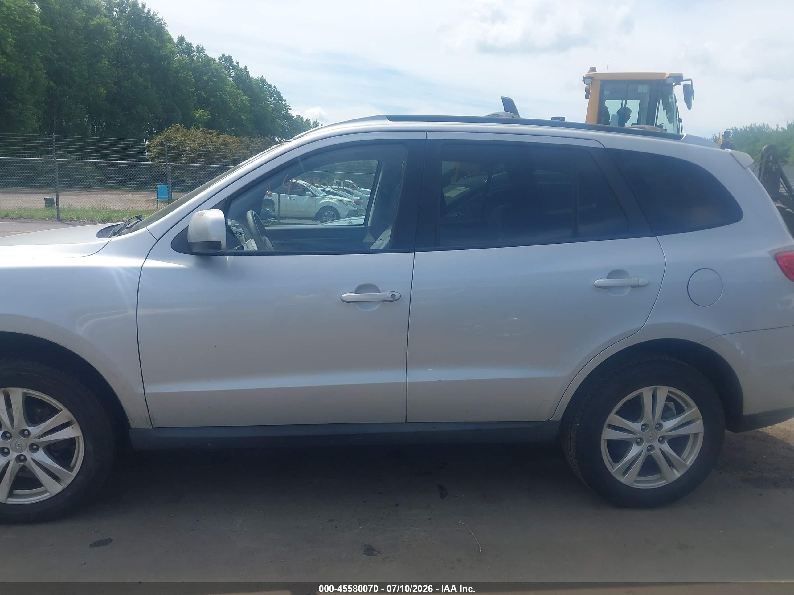 2010 Hyundai Santa Fe Se Silver vin: 5NMSHDAG5AH333851
