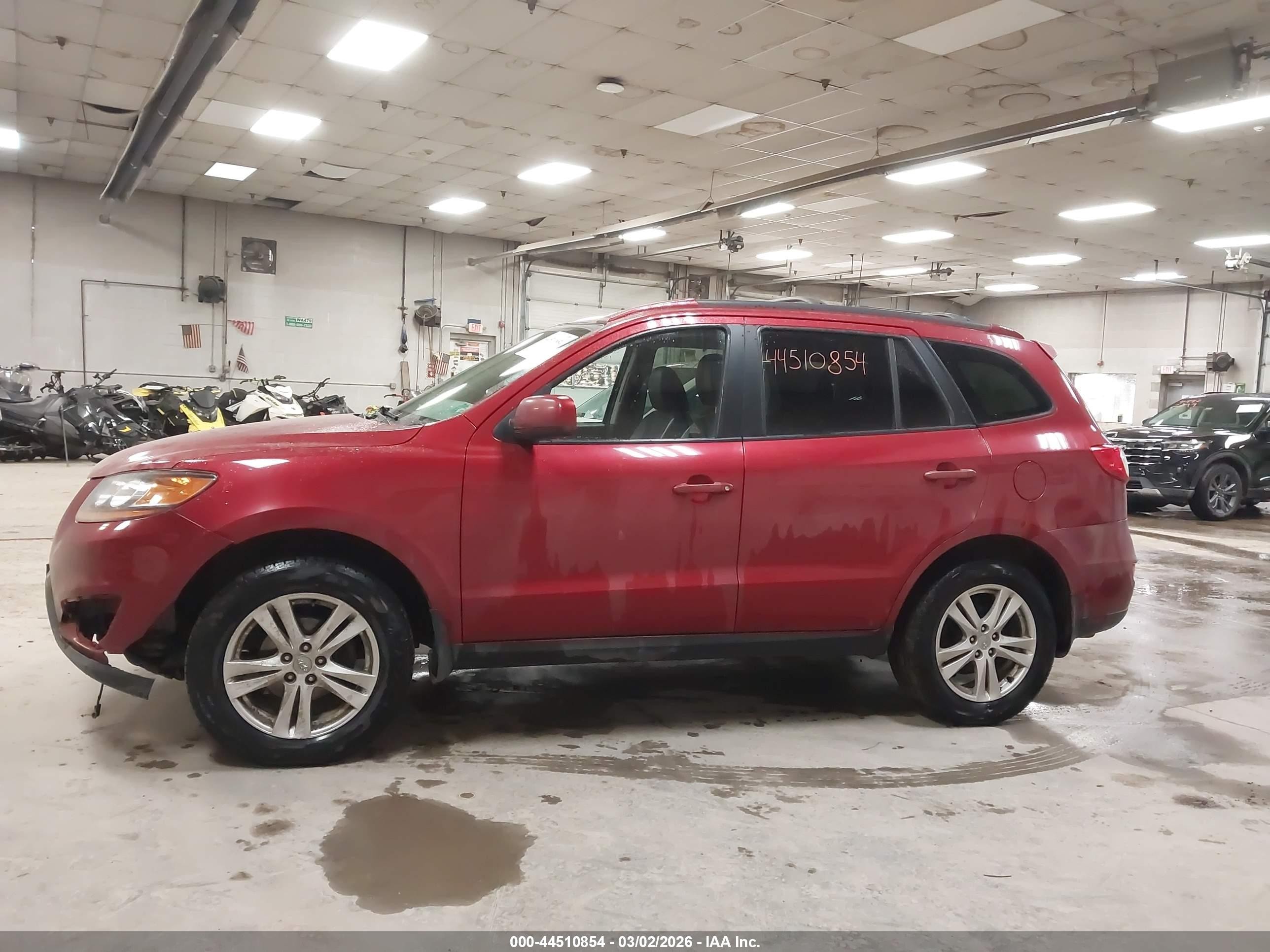 2010 Hyundai Santa Fe Se Red vin: 5NMSHDAG5AH360077