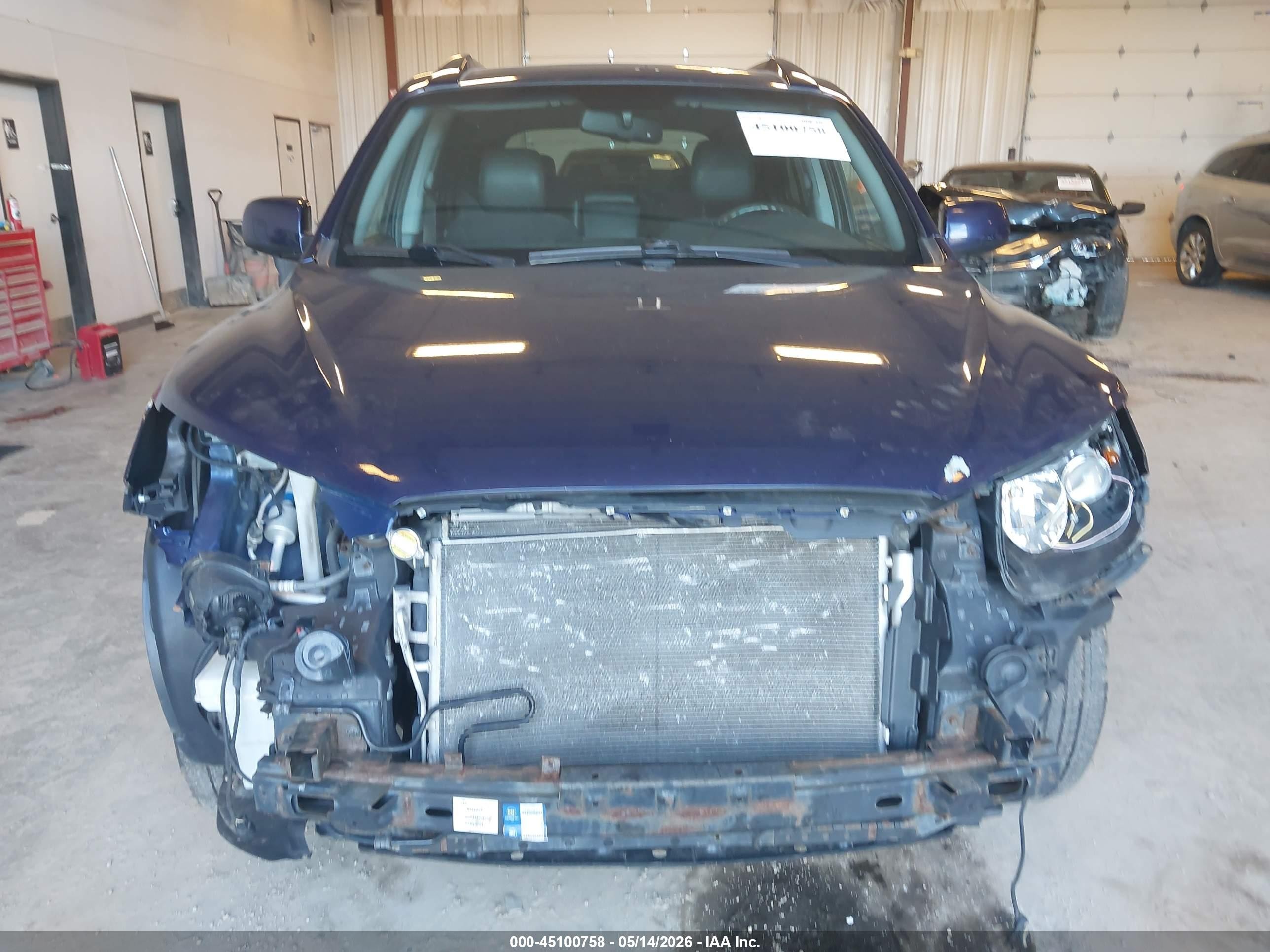 2010 Hyundai Santa Fe Se Blue vin: 5NMSHDAG5AH387330