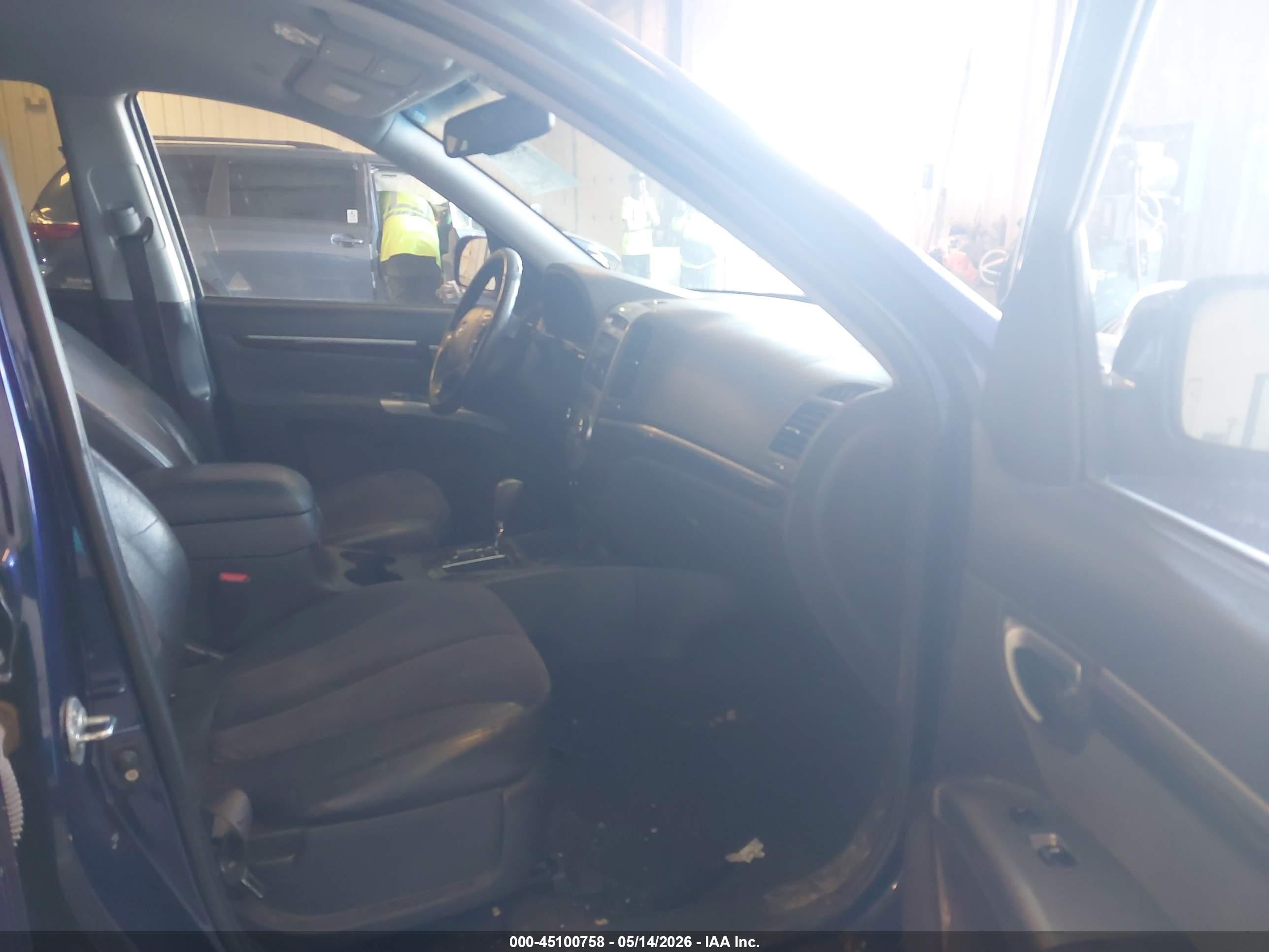 2010 Hyundai Santa Fe Se Blue vin: 5NMSHDAG5AH387330