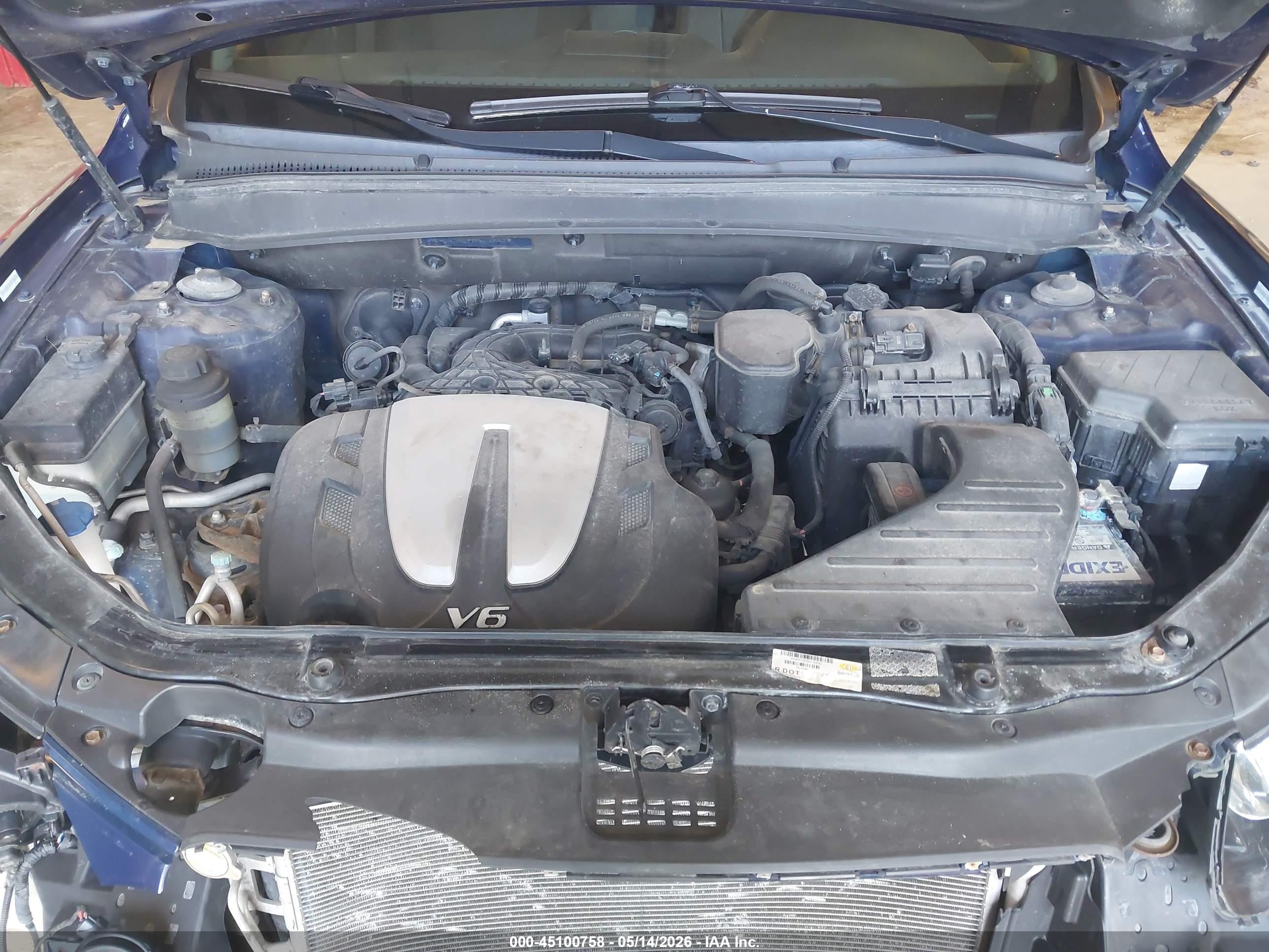 2010 Hyundai Santa Fe Se Blue vin: 5NMSHDAG5AH387330