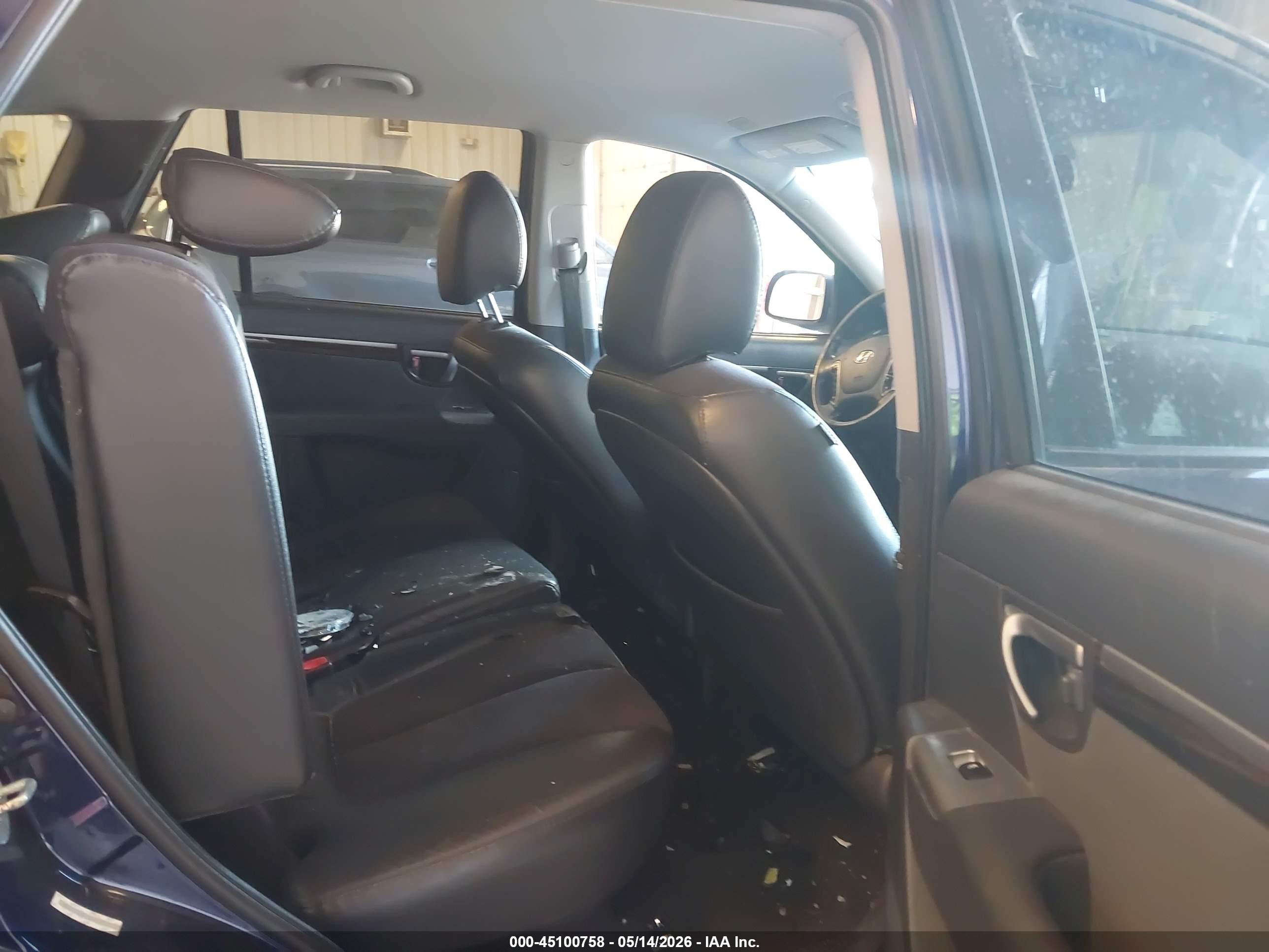 2010 Hyundai Santa Fe Se Blue vin: 5NMSHDAG5AH387330