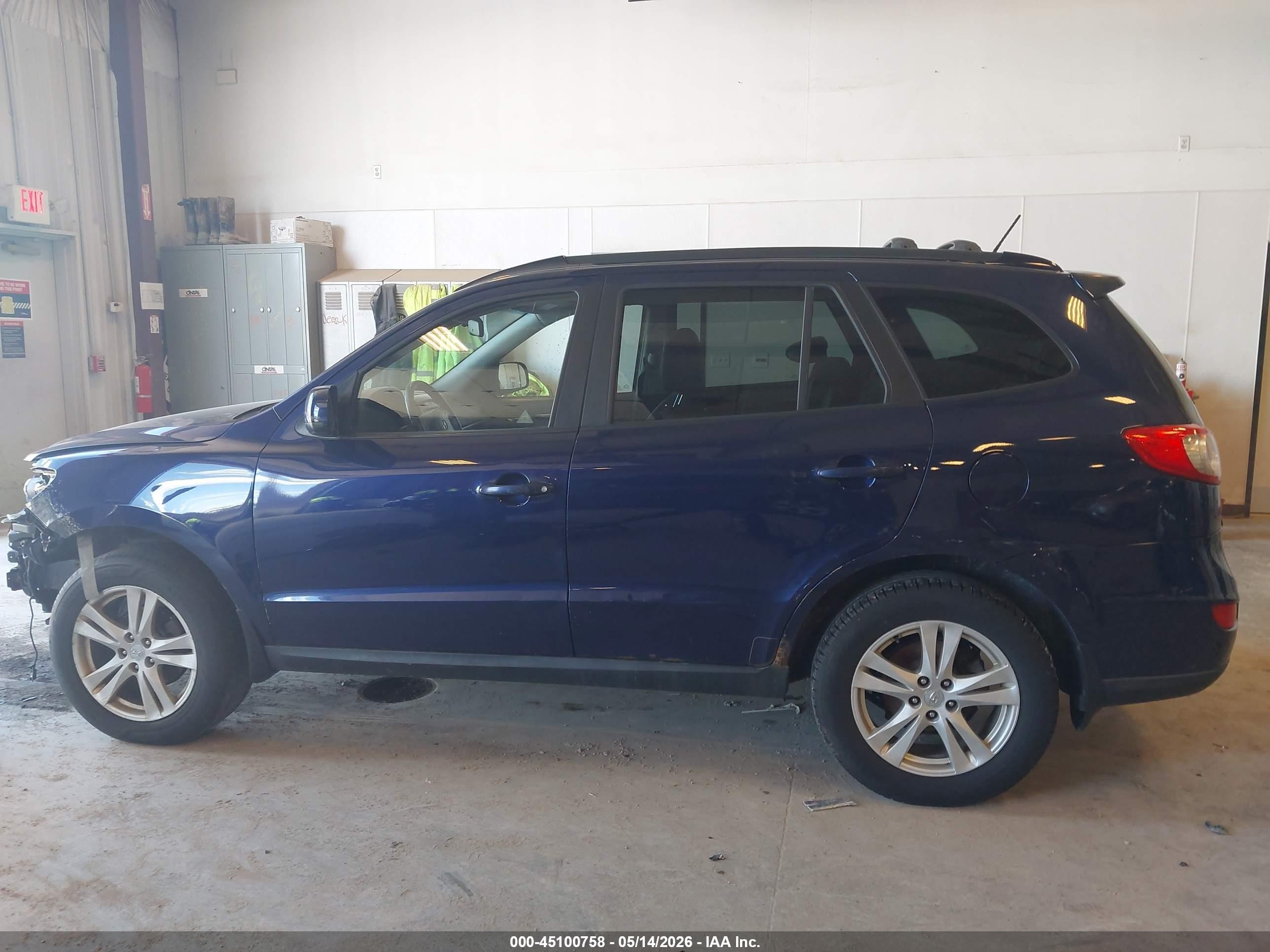 2010 Hyundai Santa Fe Se Blue vin: 5NMSHDAG5AH387330