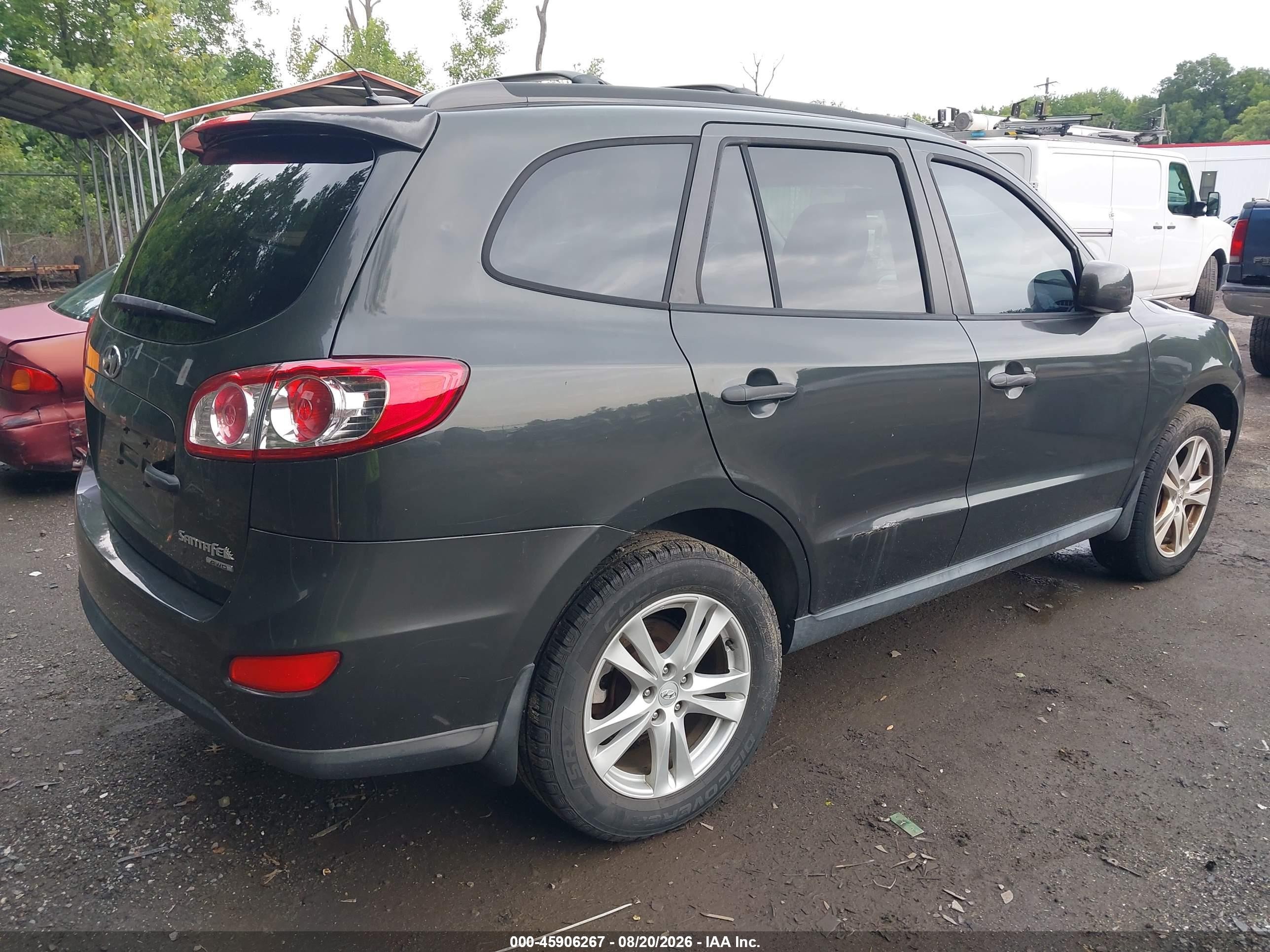 2010 Hyundai Santa Fe Se Серый vin: 5NMSHDAG6AH357642