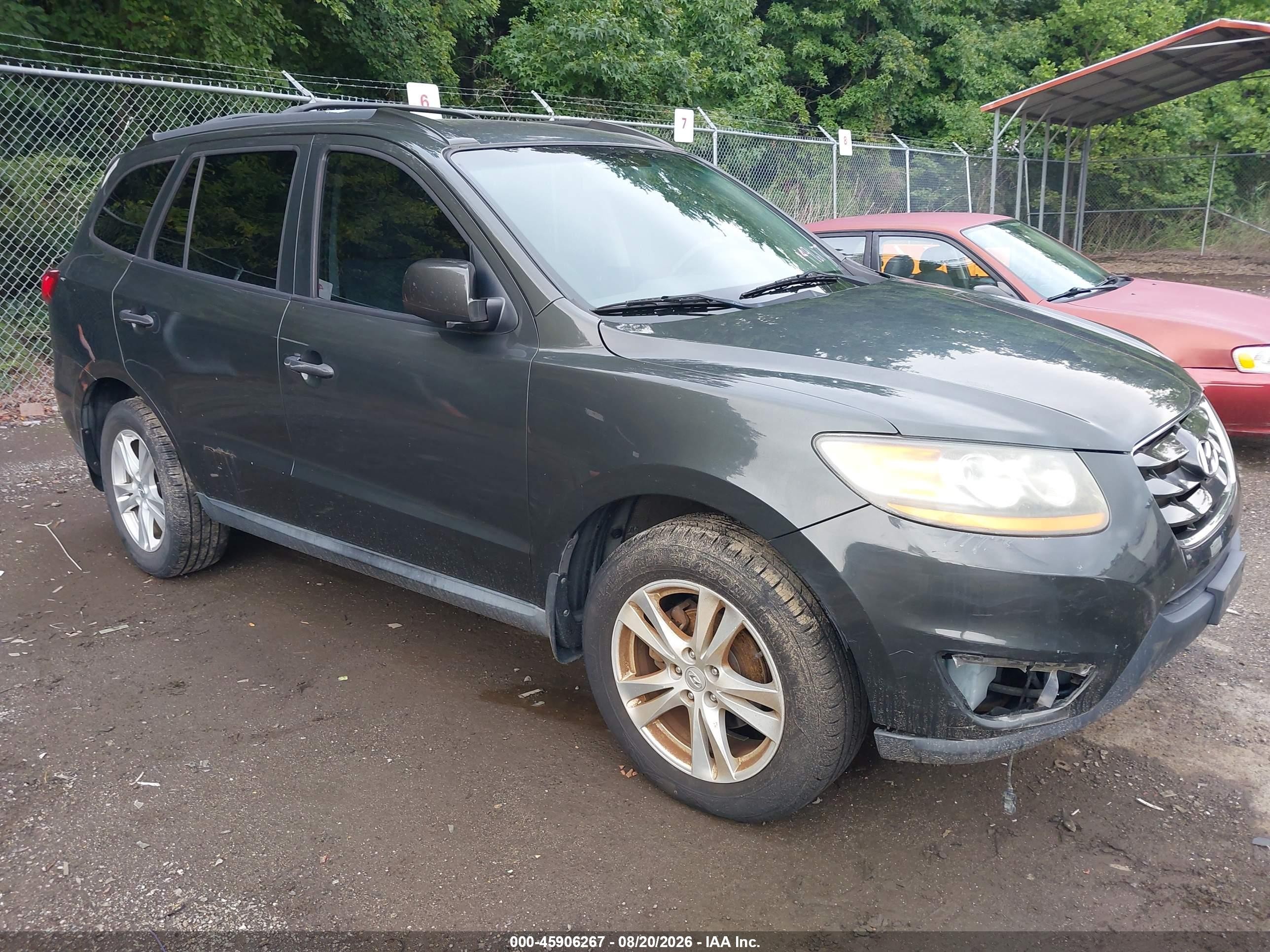 2010 Hyundai Santa Fe Se Gray vin: 5NMSHDAG6AH357642