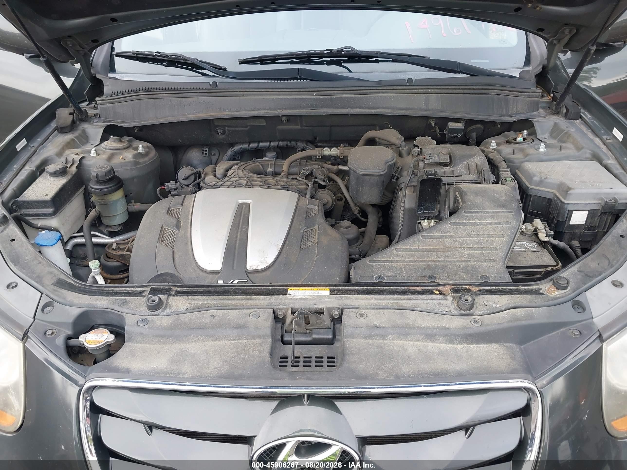 2010 Hyundai Santa Fe Se Серый vin: 5NMSHDAG6AH357642