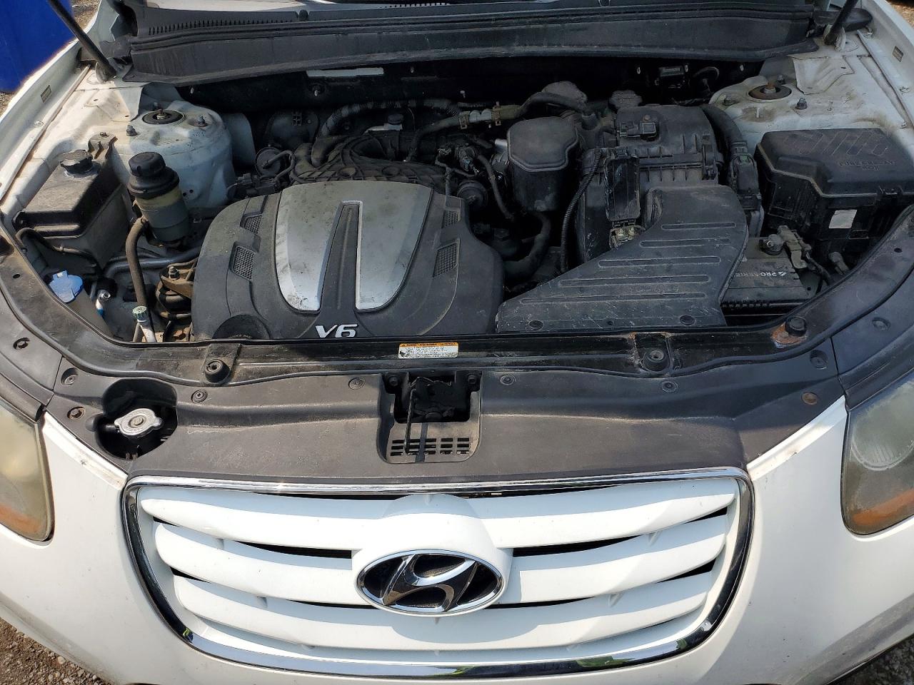 2010 Hyundai Santa Fe Se White vin: 5NMSHDAG6AH401350