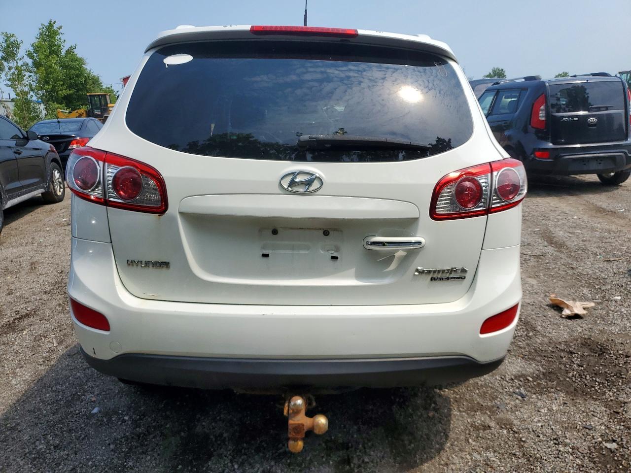 2010 Hyundai Santa Fe Se White vin: 5NMSHDAG6AH401350