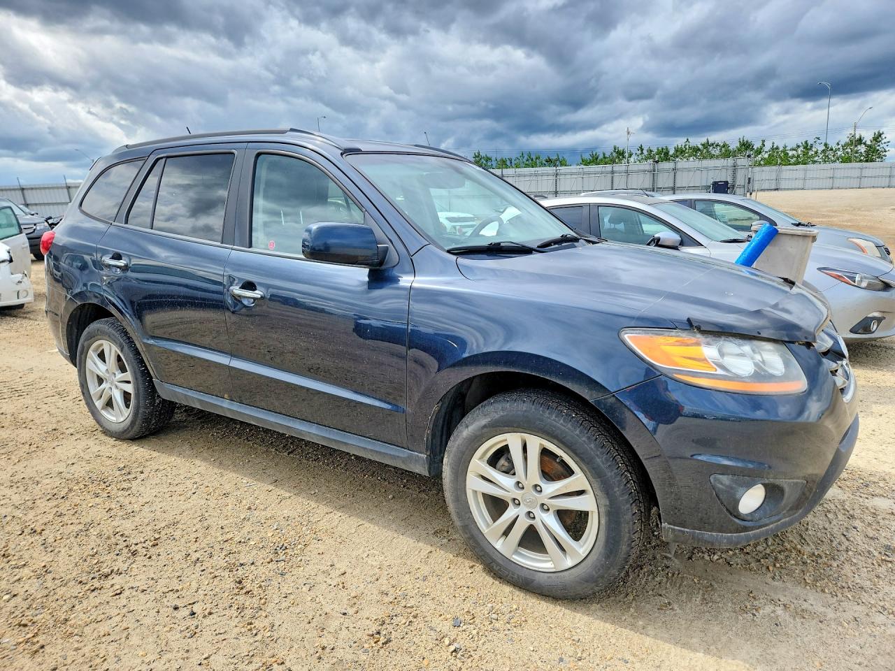 2010 Hyundai Santa Fe Se Blue vin: 5NMSHDAG7AH407030