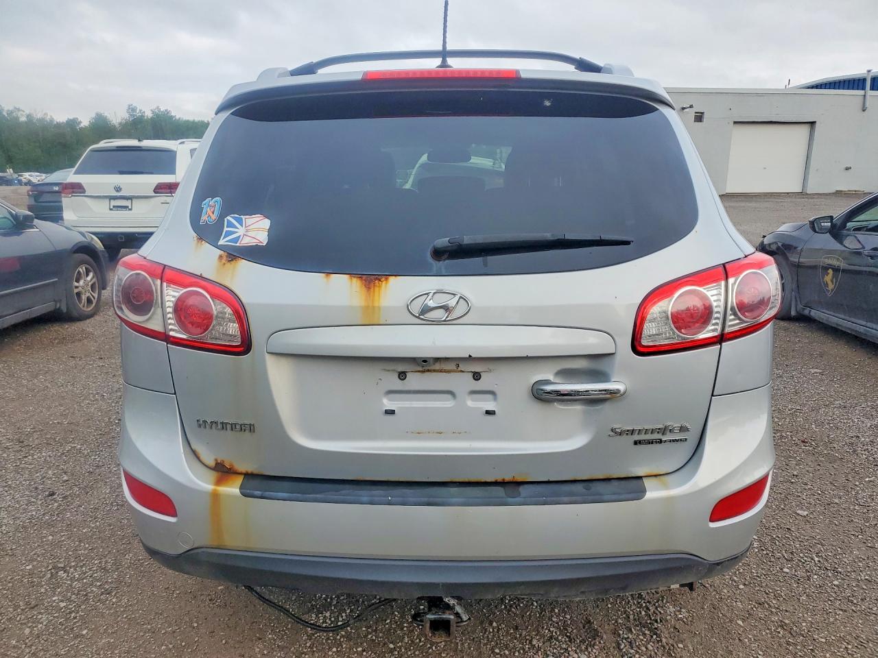 2010 Hyundai Santa Fe Se Silver vin: 5NMSHDAG7AH407111