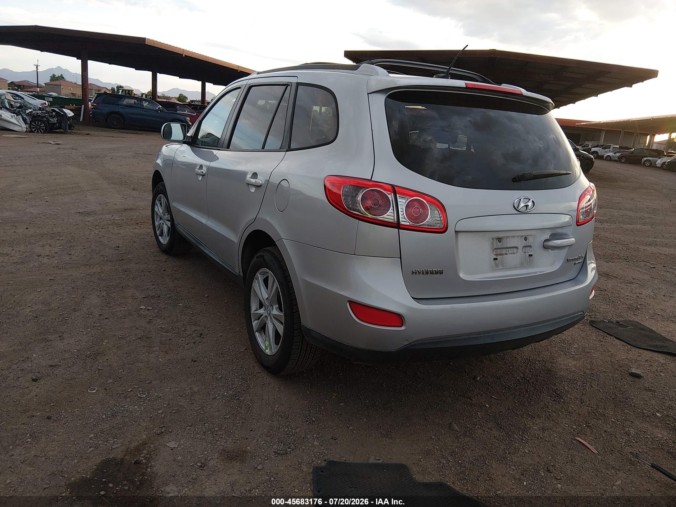 2010 Hyundai Santa Fe Se Серебряный vin: 5NMSHDAG8AH334508