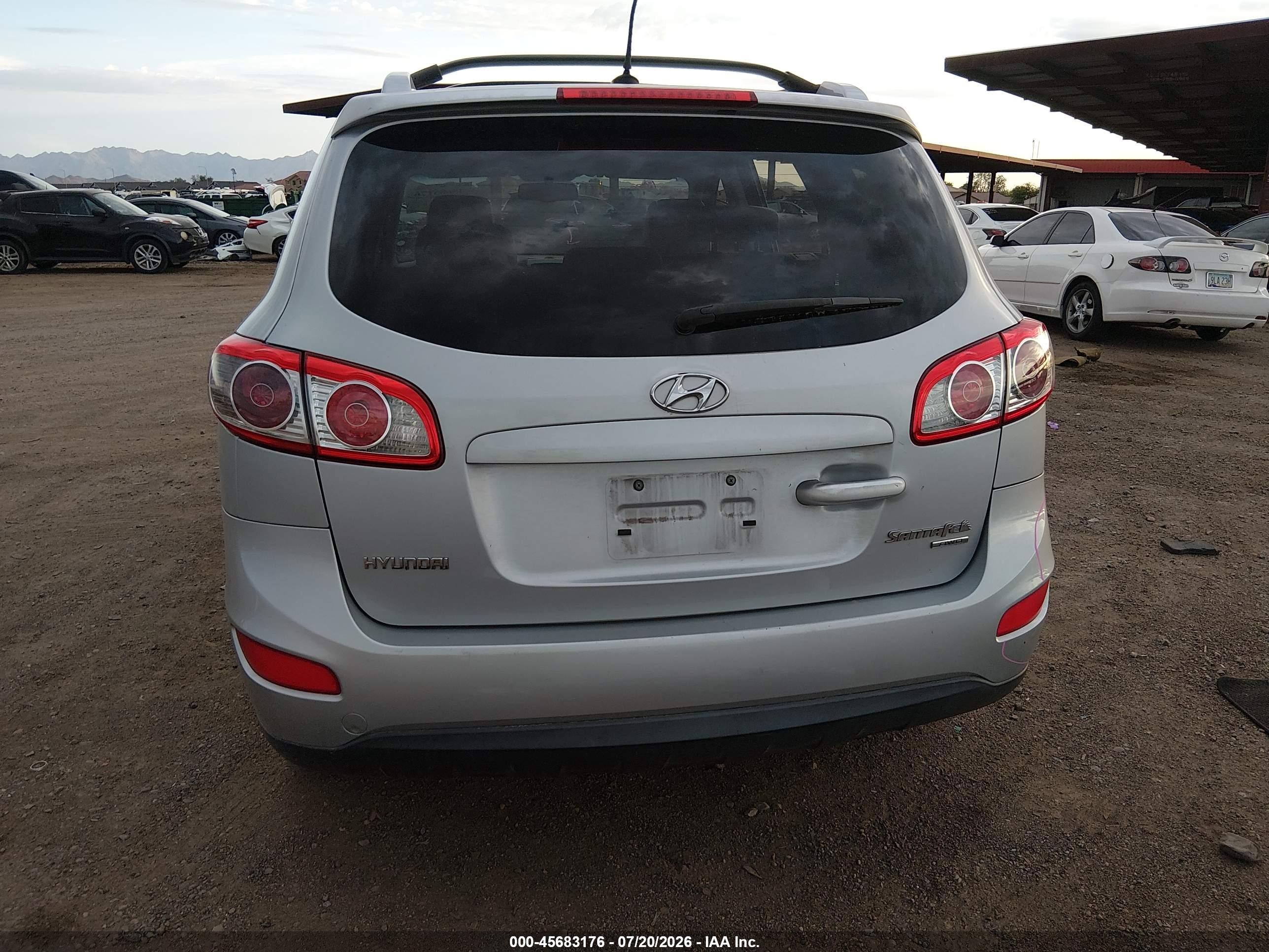 2010 Hyundai Santa Fe Se Серебряный vin: 5NMSHDAG8AH334508