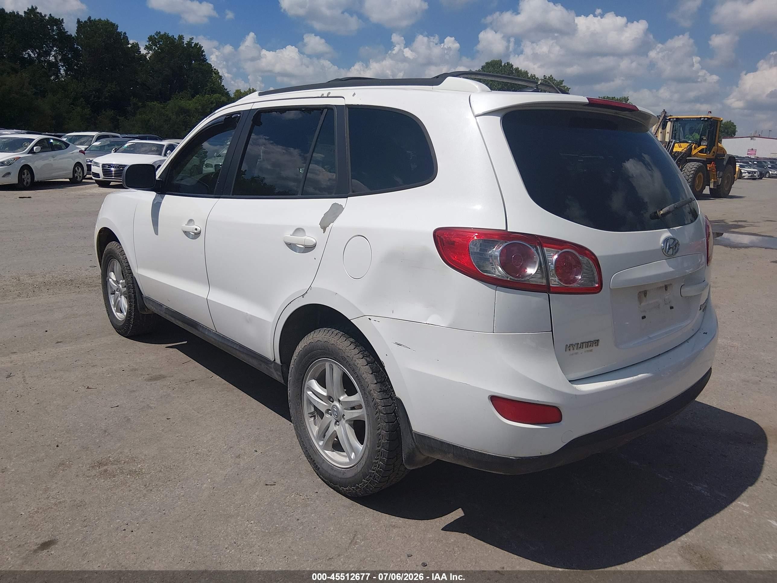 2010 Hyundai Santa Fe Se Белый vin: 5NMSHDAG9AH356159