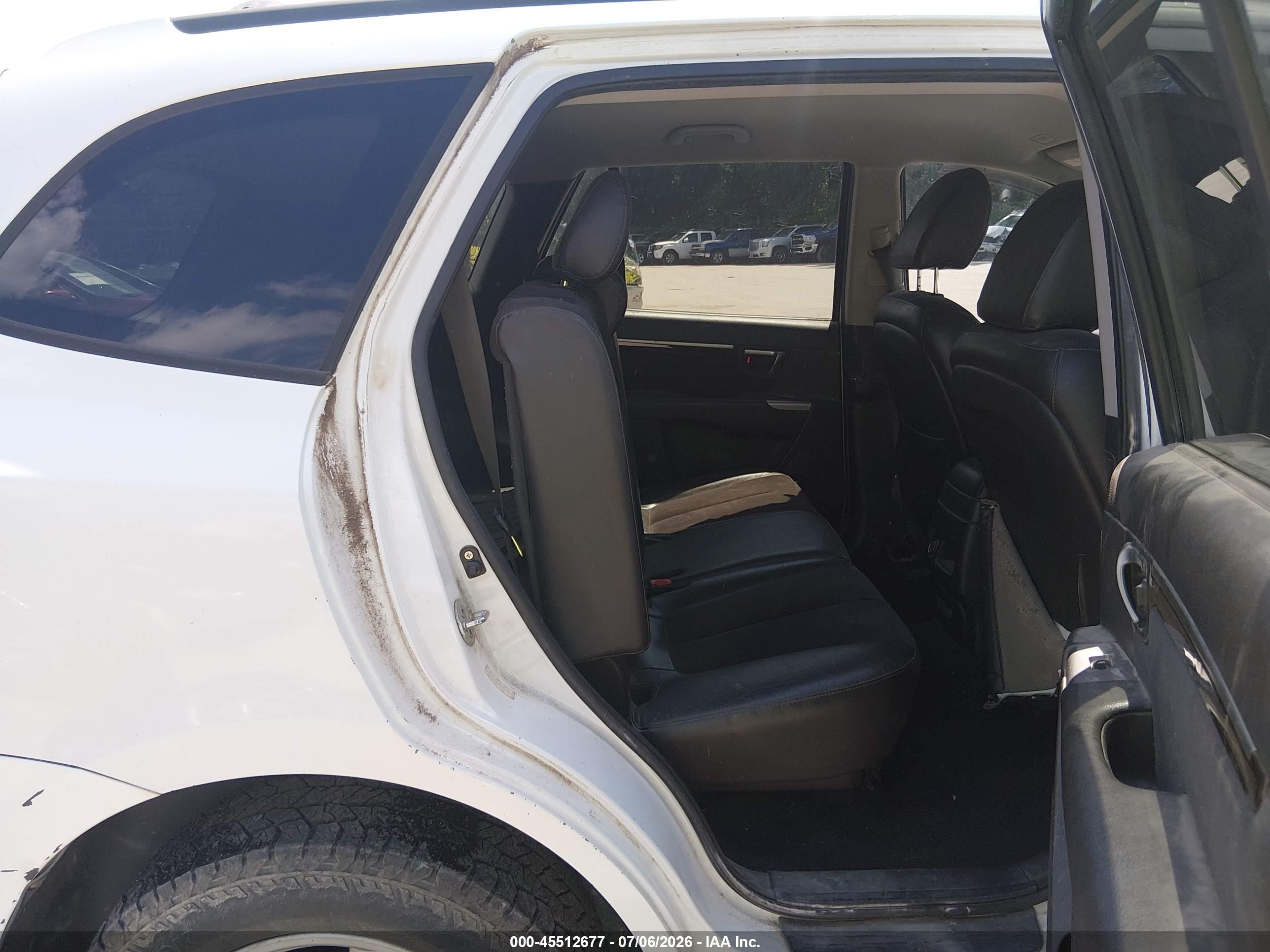 2010 Hyundai Santa Fe Se Белый vin: 5NMSHDAG9AH356159