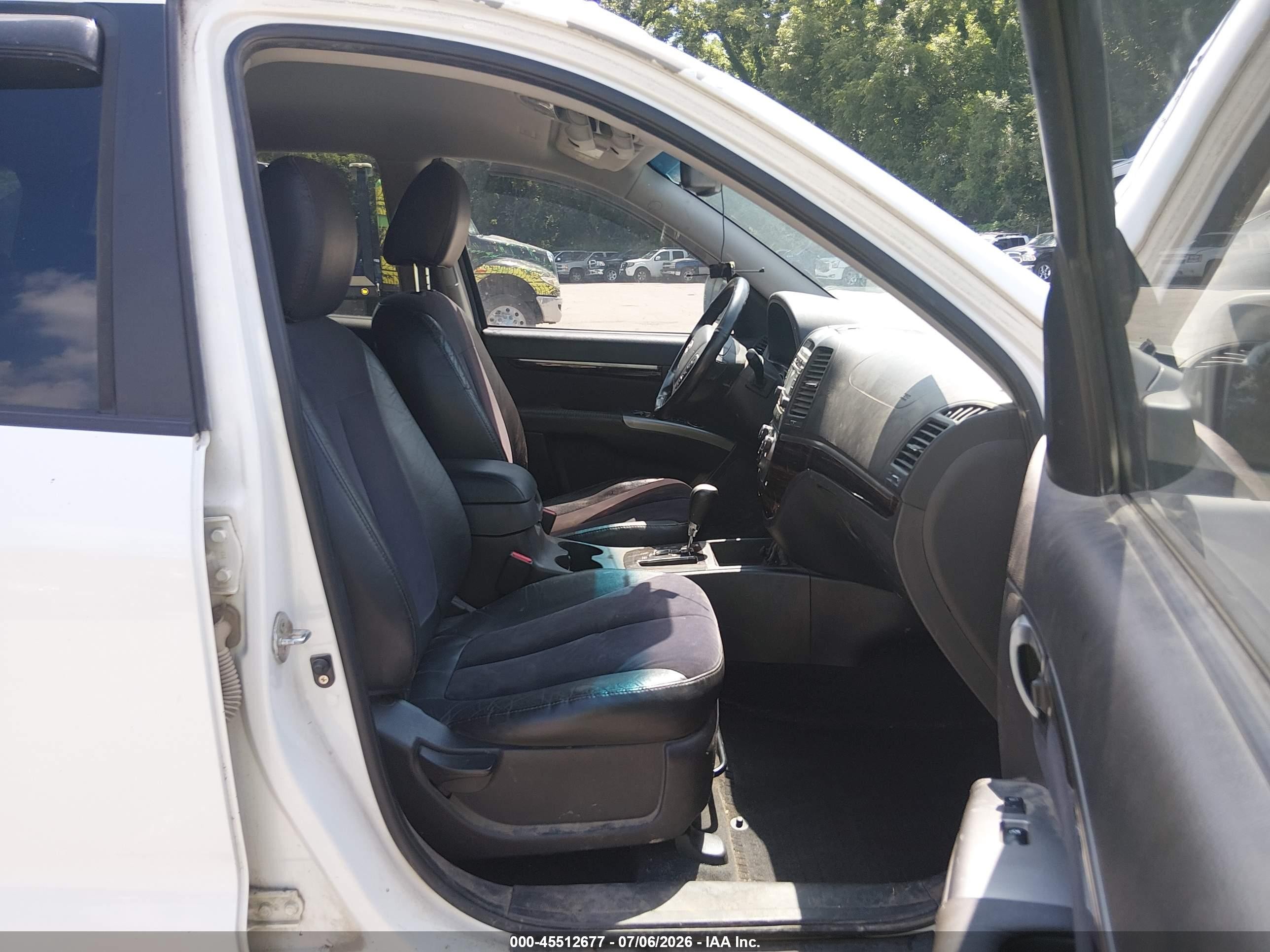 2010 Hyundai Santa Fe Se Белый vin: 5NMSHDAG9AH356159