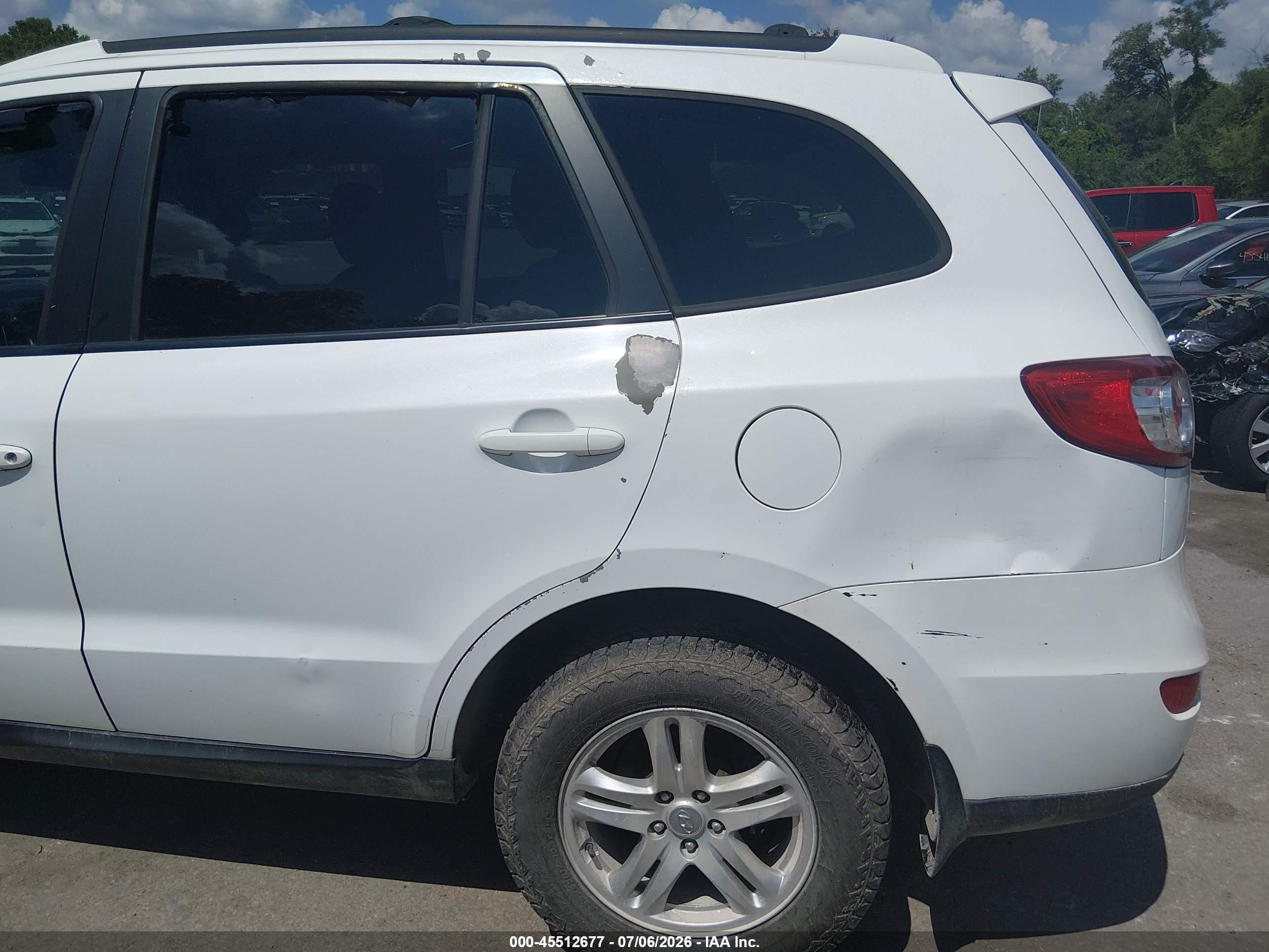 2010 Hyundai Santa Fe Se Белый vin: 5NMSHDAG9AH356159