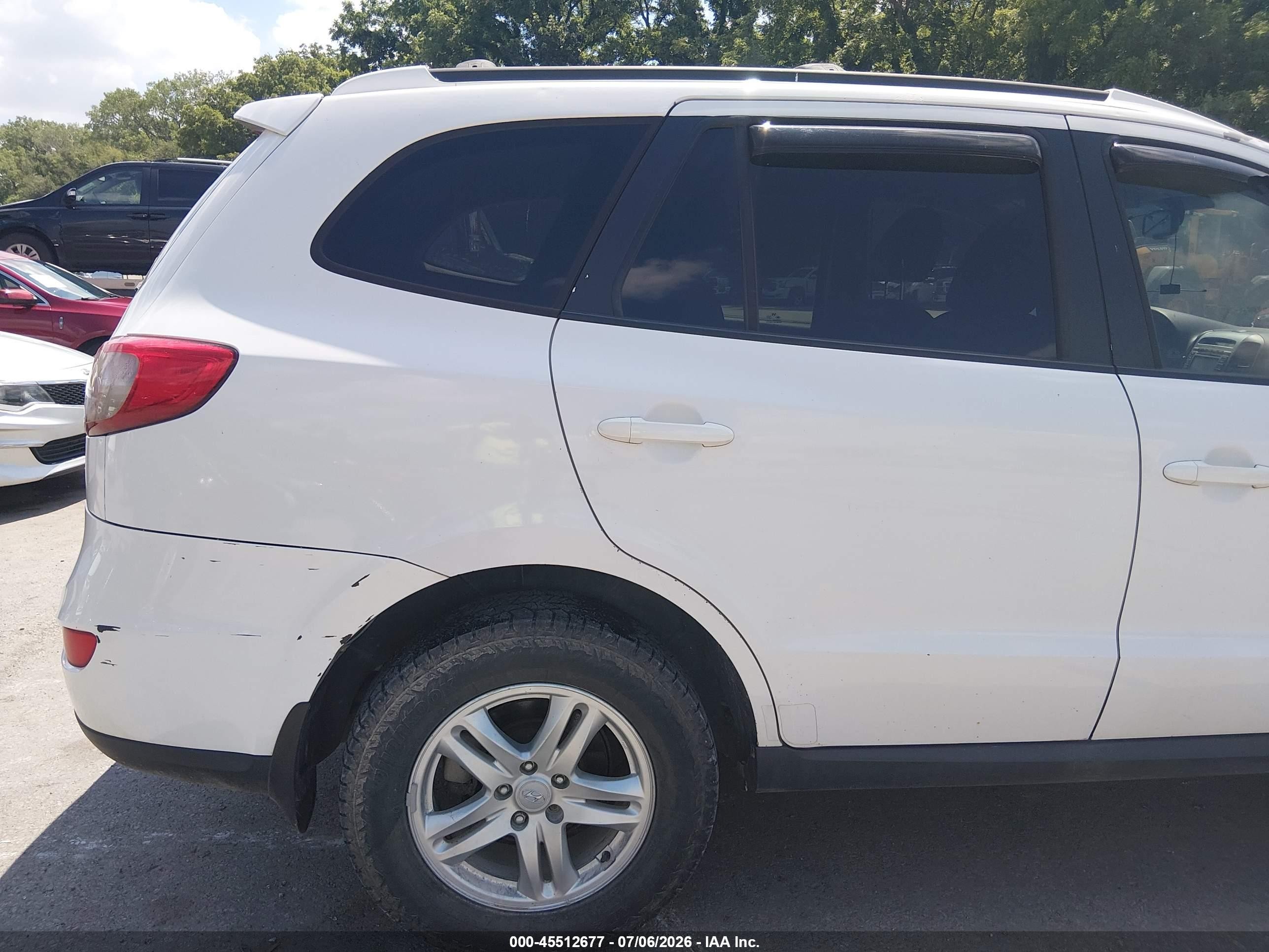 2010 Hyundai Santa Fe Se Белый vin: 5NMSHDAG9AH356159