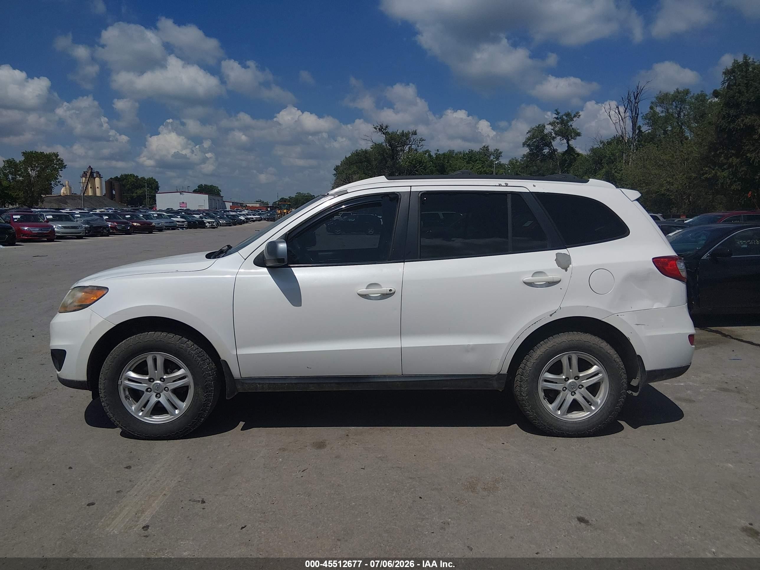 2010 Hyundai Santa Fe Se Белый vin: 5NMSHDAG9AH356159