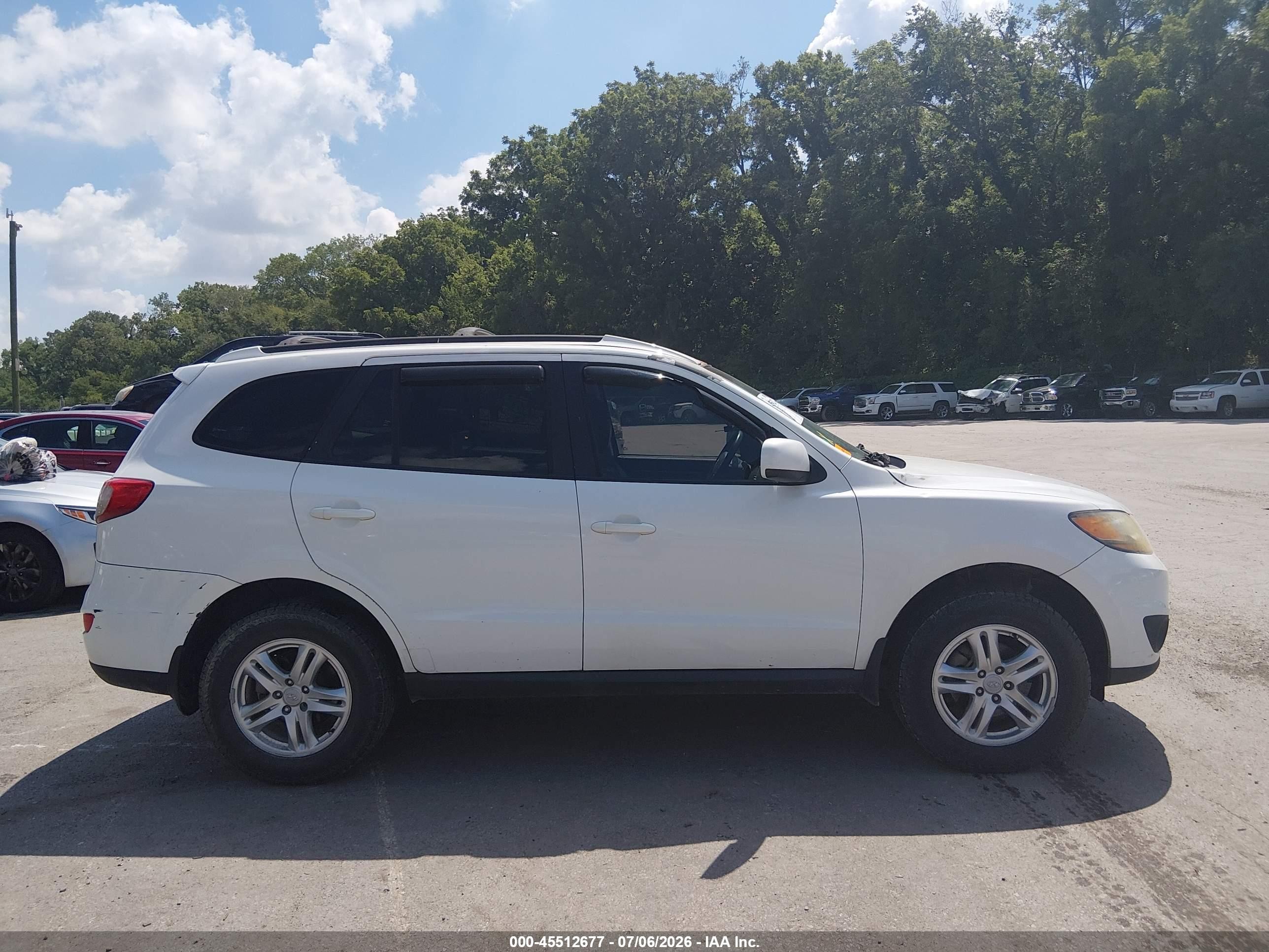 2010 Hyundai Santa Fe Se Белый vin: 5NMSHDAG9AH356159