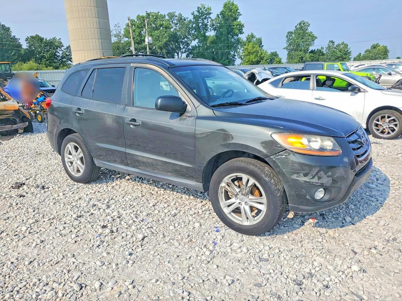 2010 Hyundai Santa Fe Se Gray vin: 5NMSHDAG9AH410060