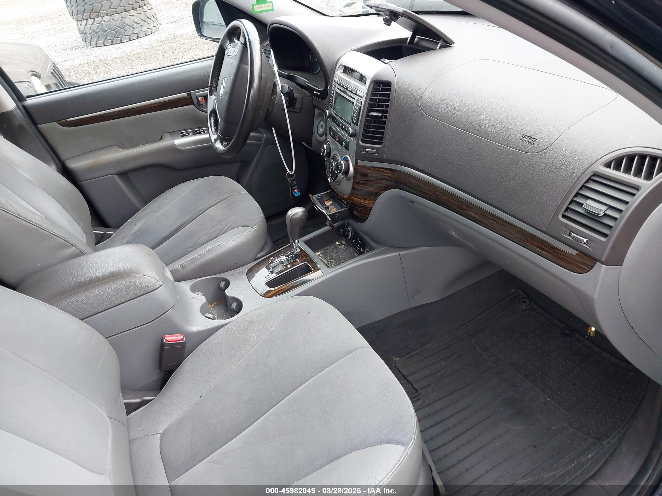 2010 Hyundai Santa Fe Se Черный vin: 5NMSHDAGXAH356333