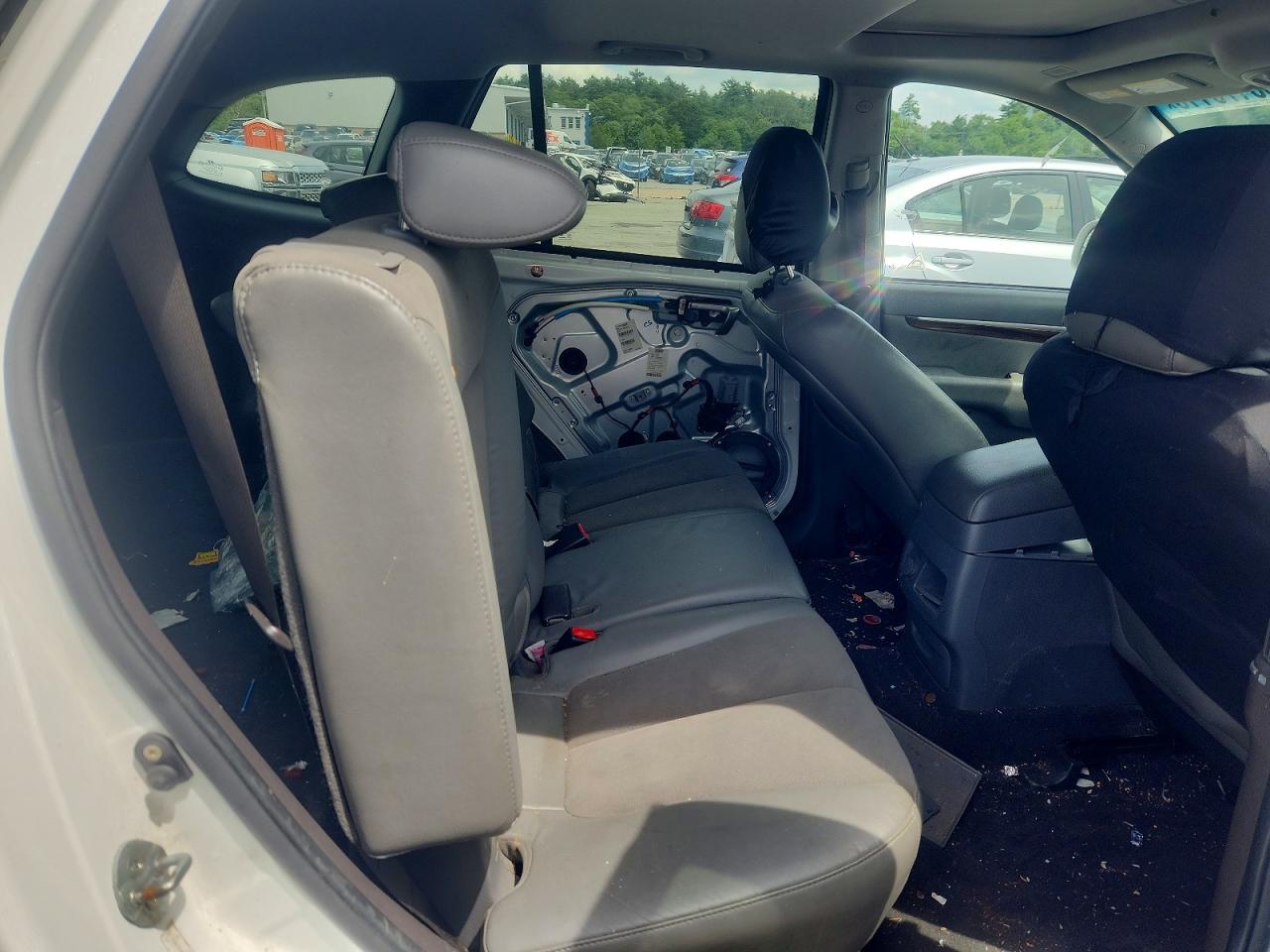 2010 Hyundai Santa Fe Se White vin: 5NMSHDAGXAH409063