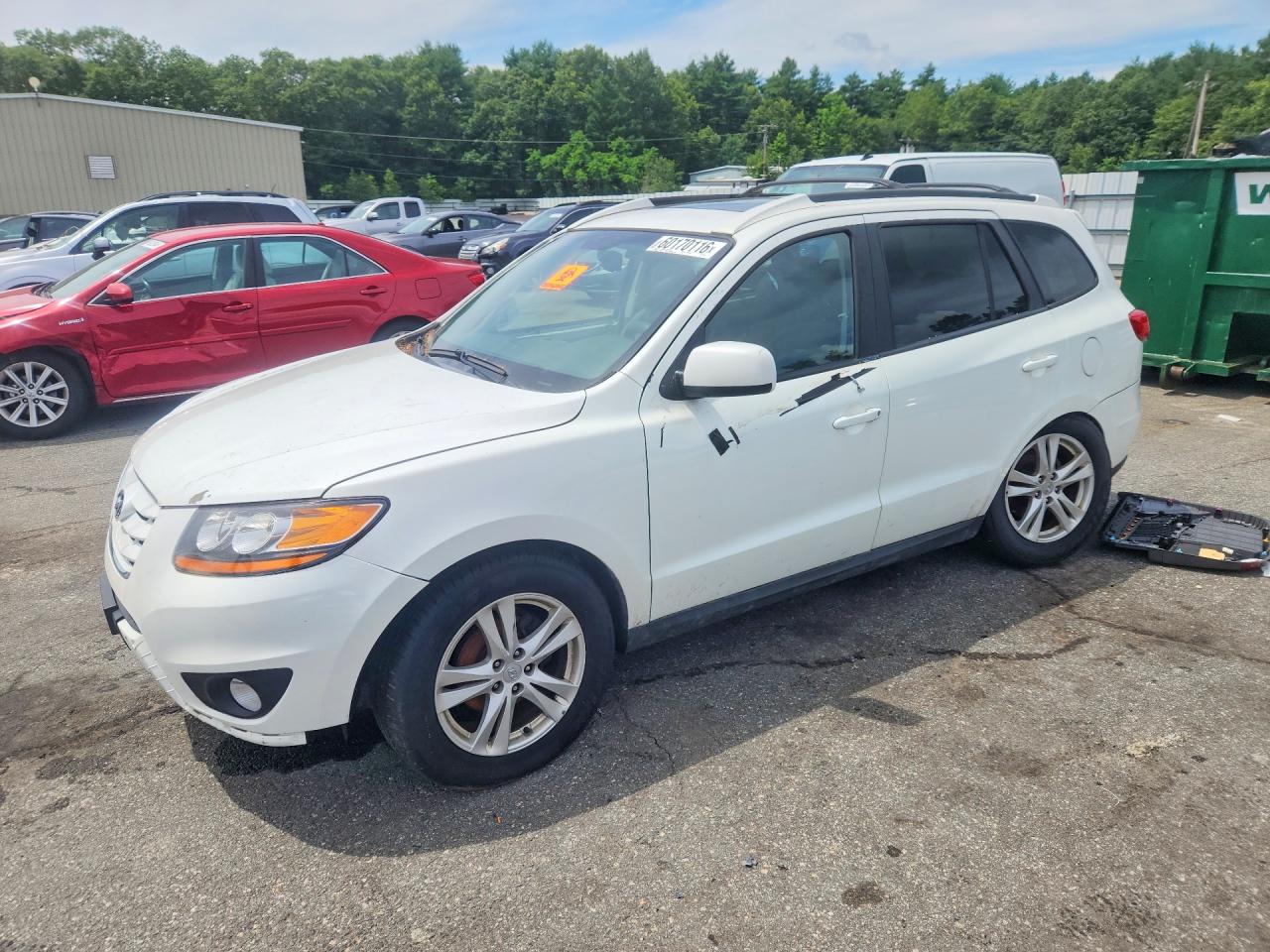 2010 Hyundai Santa Fe Se Белый vin: 5NMSHDAGXAH409063