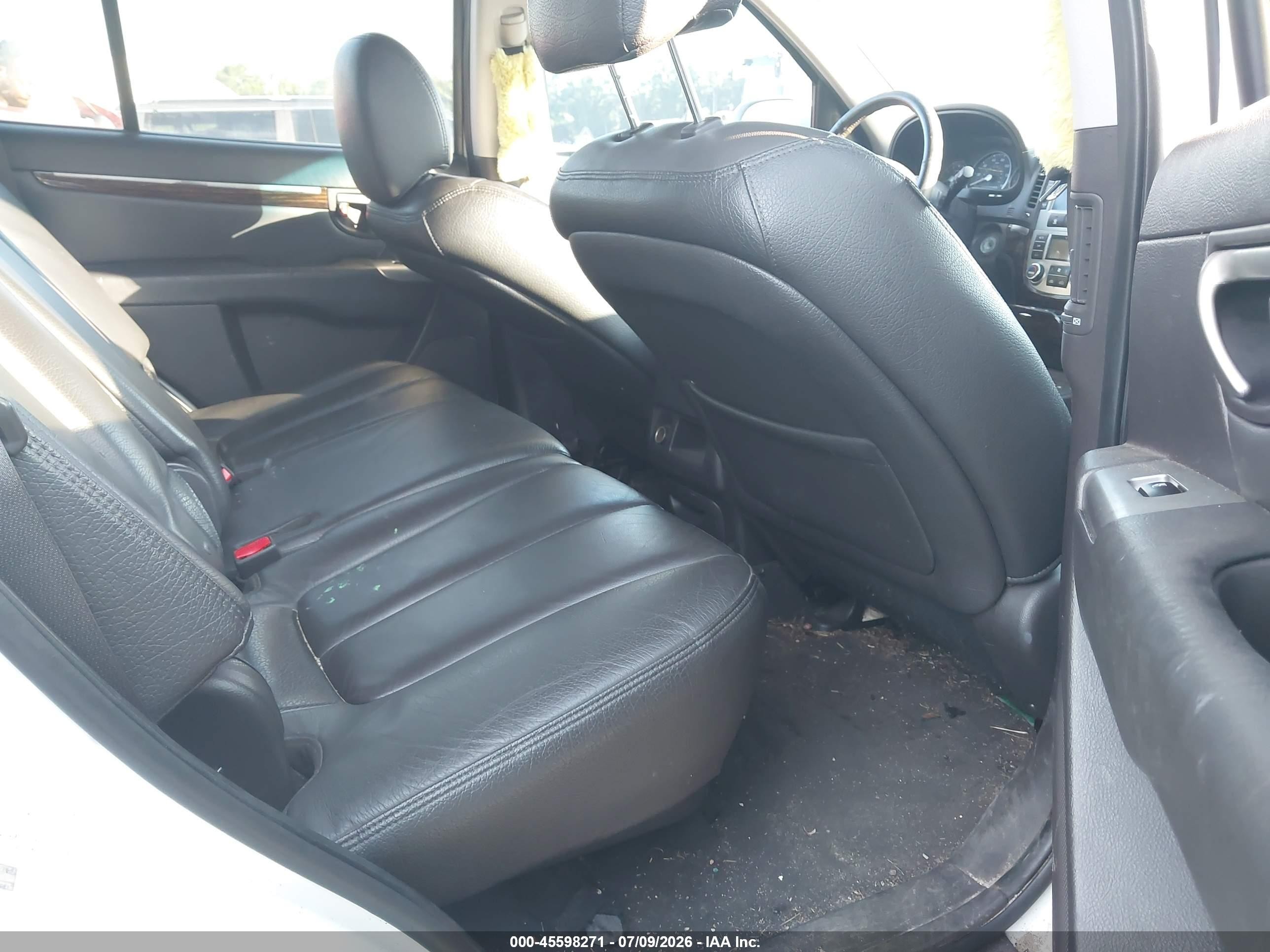 2010 Hyundai Santa Fe Limited White vin: 5NMSK3AB0AH359905